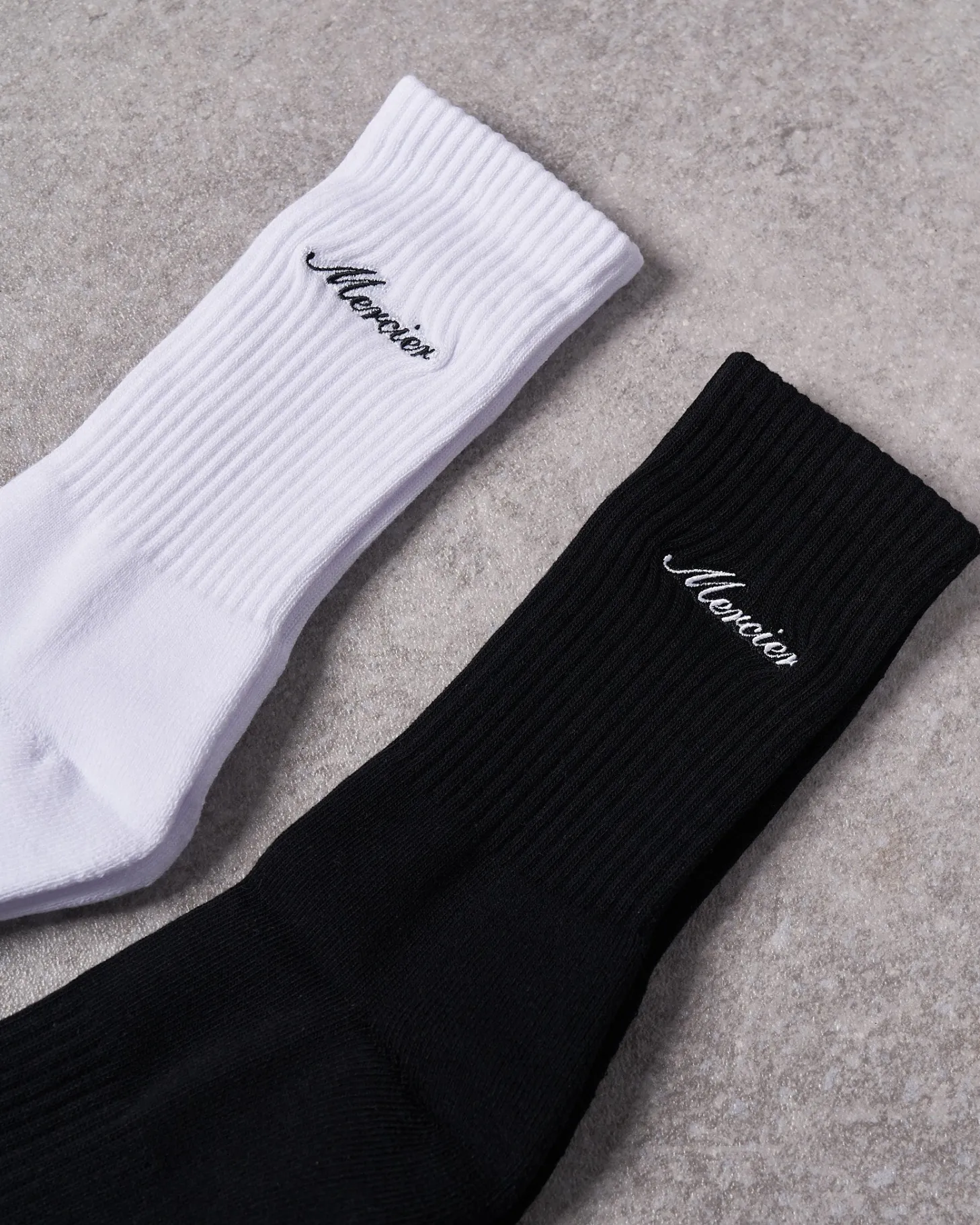 Women Mercier Womens Accessories | Accessories*Black & White Signature Mix pack socks