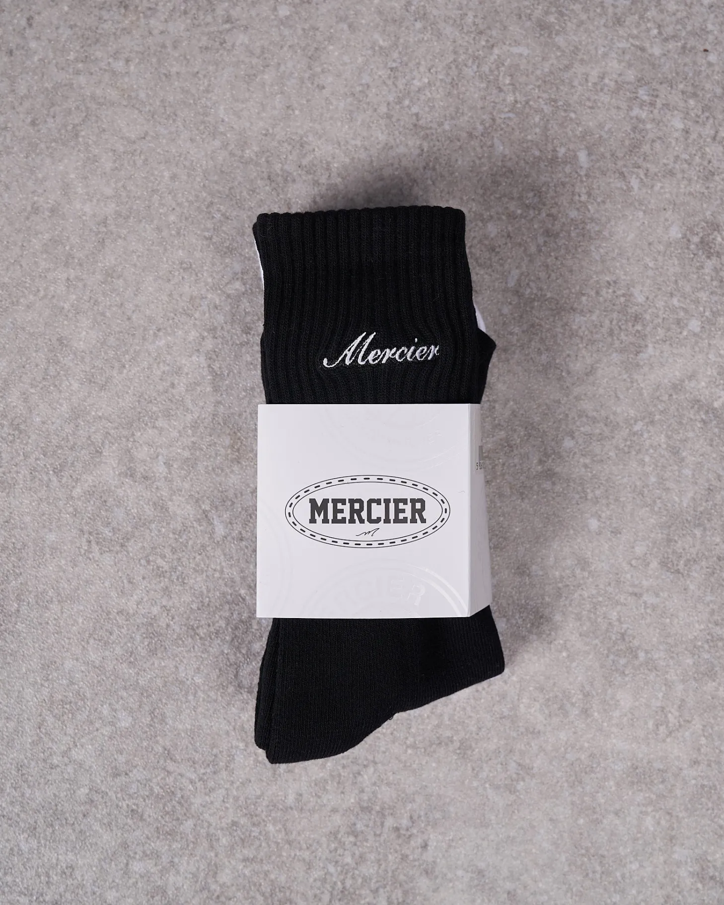 Women Mercier Womens Accessories | Accessories*Black & White Signature Mix pack socks