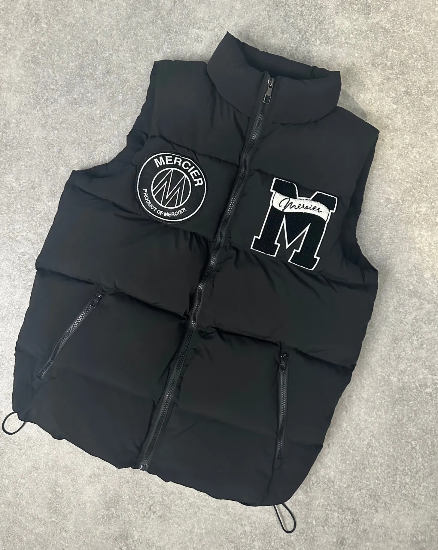 Mercier Jackets*Black Academy Badge Gilet