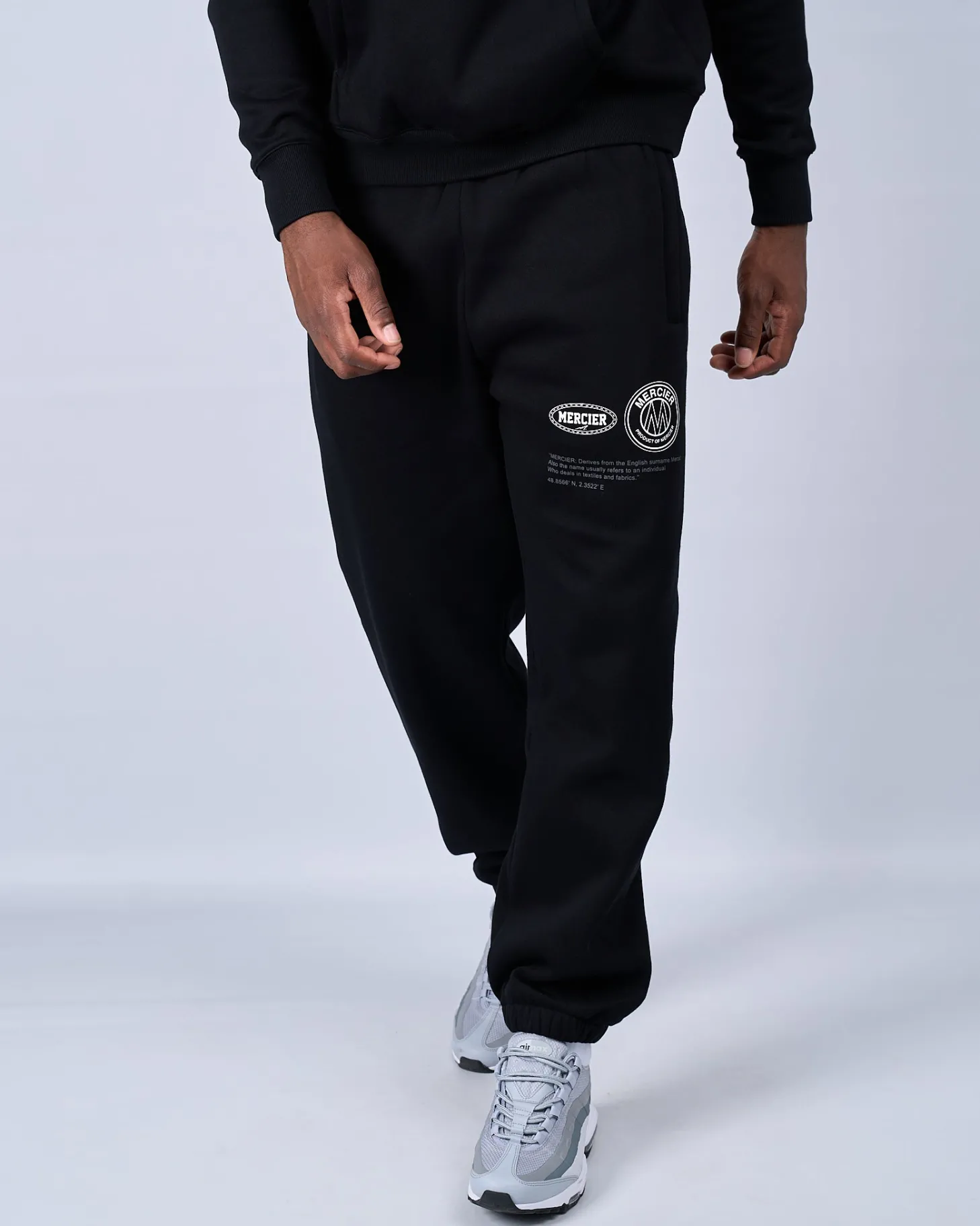 Mercier Joggers | Tracksuits*Black Grey Caruso Joggers