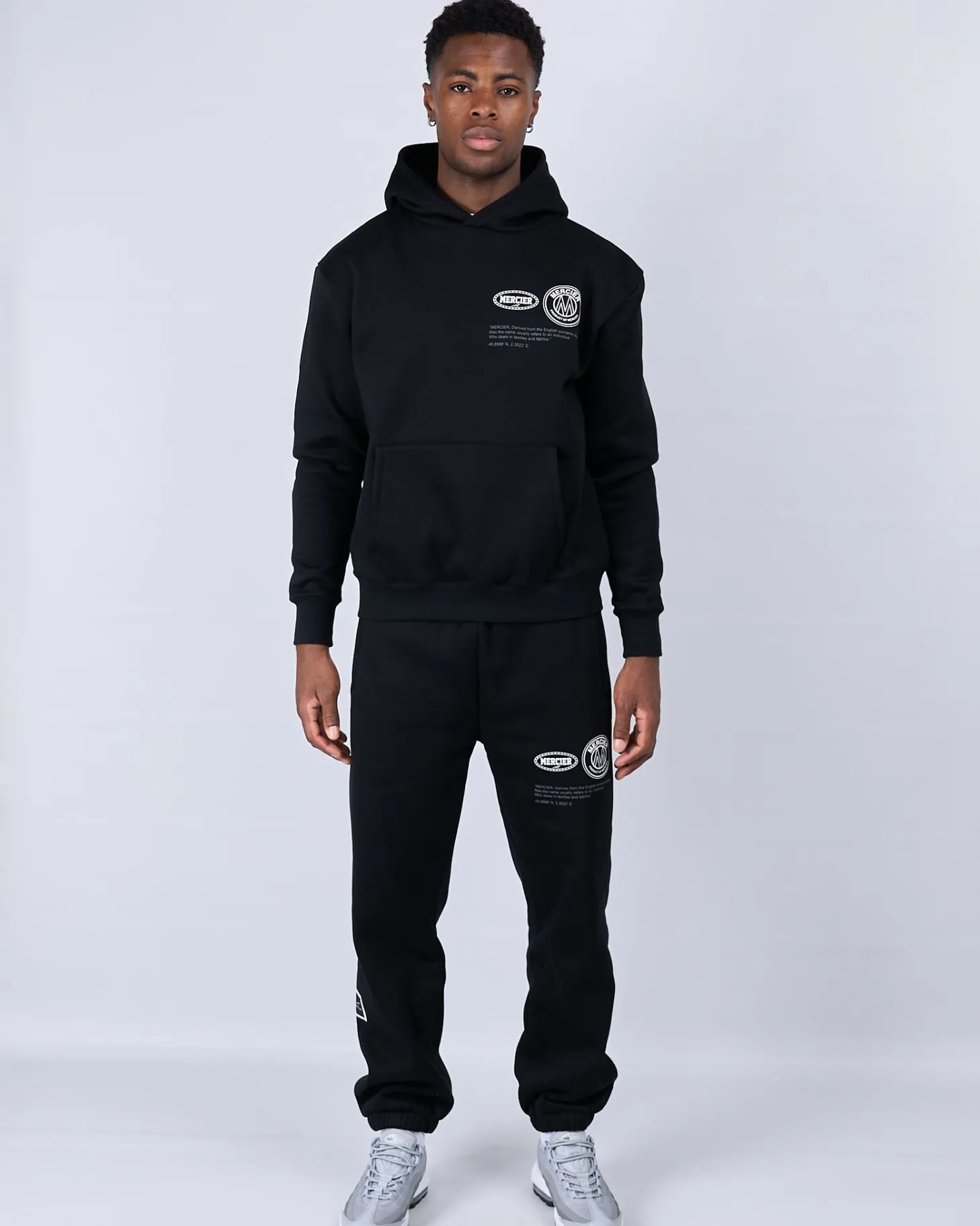 Mercier Joggers | Tracksuits*Black Grey Caruso Joggers