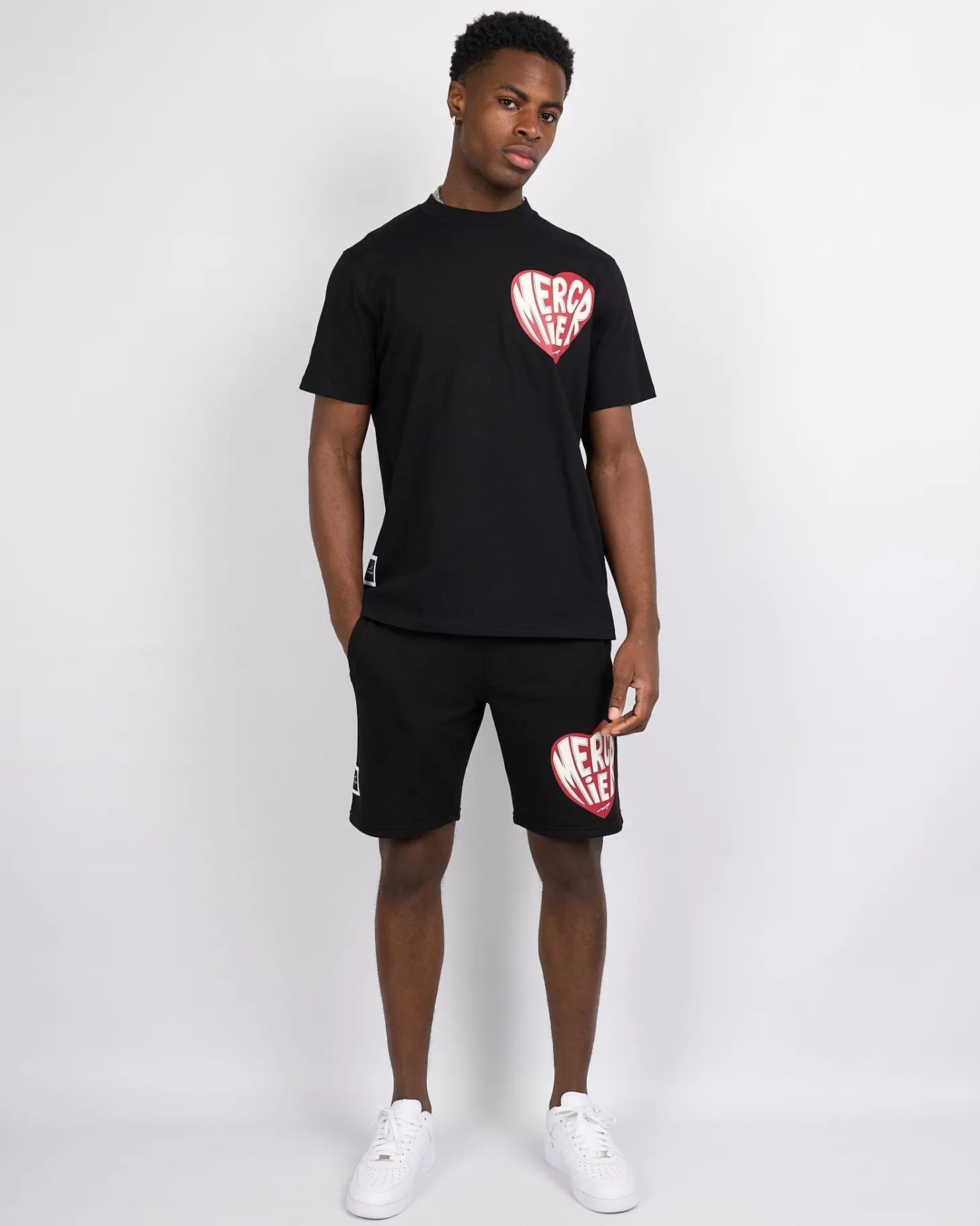 Mercier Summer Sets | Shorts*Black Heart Shorts