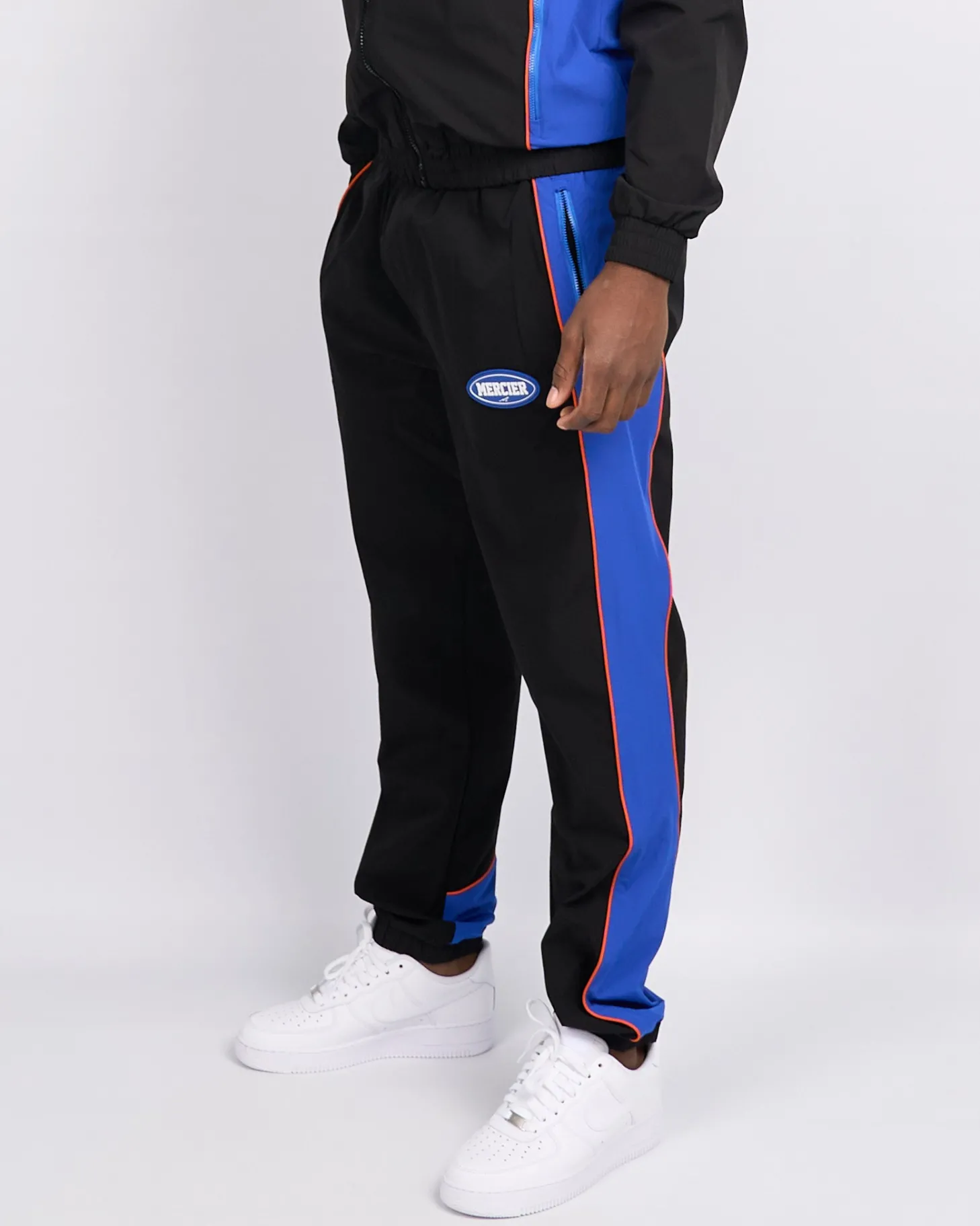 Mercier Tracksuits | Windbreakers & Cargos*Black Maison Racer Track Pants