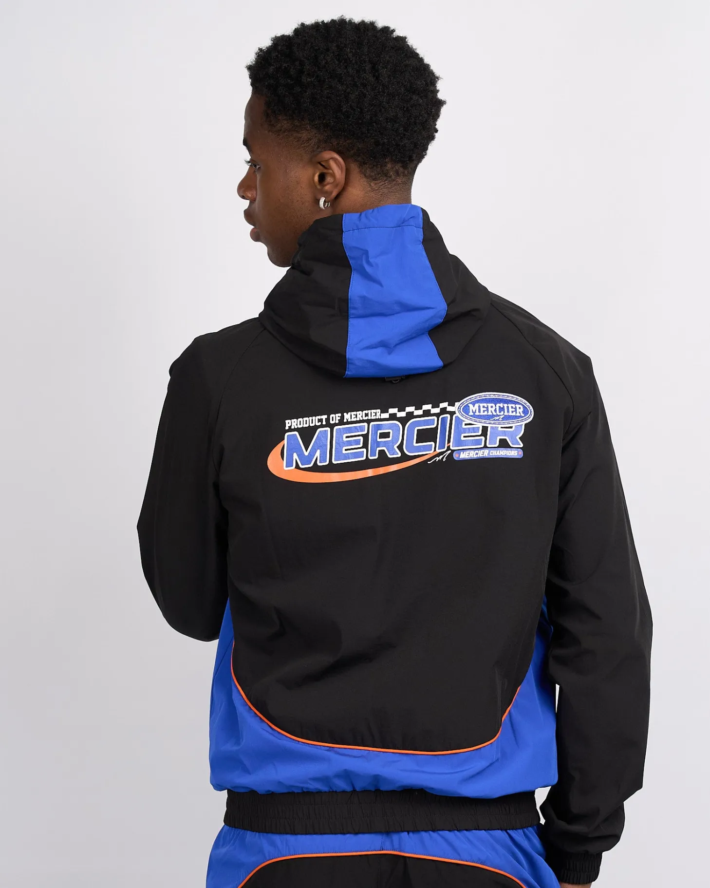 Mercier Tracksuits | Windbreakers & Cargos*Black Maison Racer Track Top