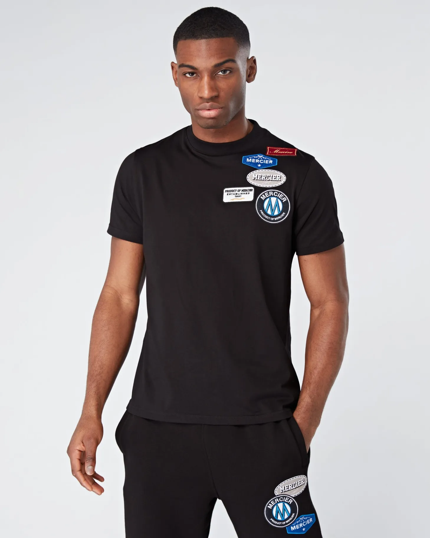 Mercier T-shirts*Black OG Badge Tshirt