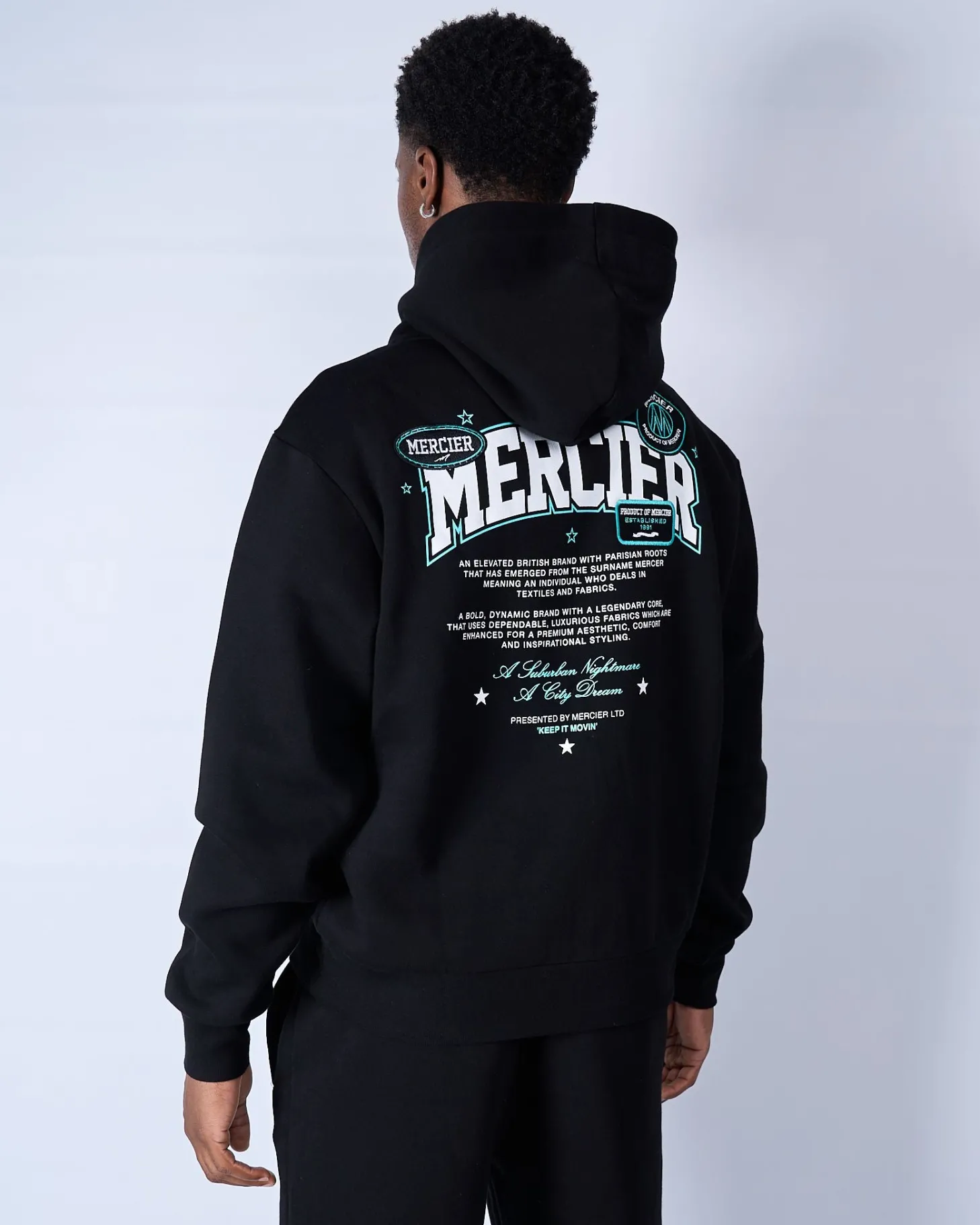 Mercier Tracksuits | Mens Best Sellers*Black Origins Hoodie