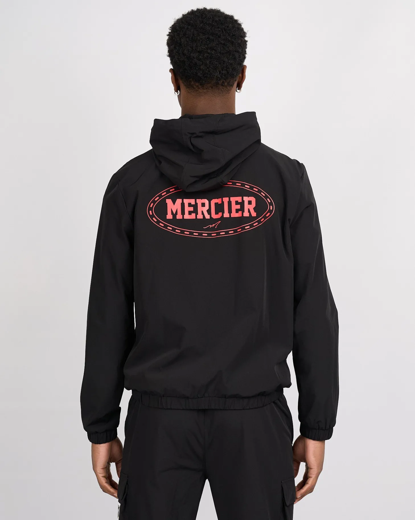 Mercier Windbreakers & Cargos*Black Santa Monica Windbreaker