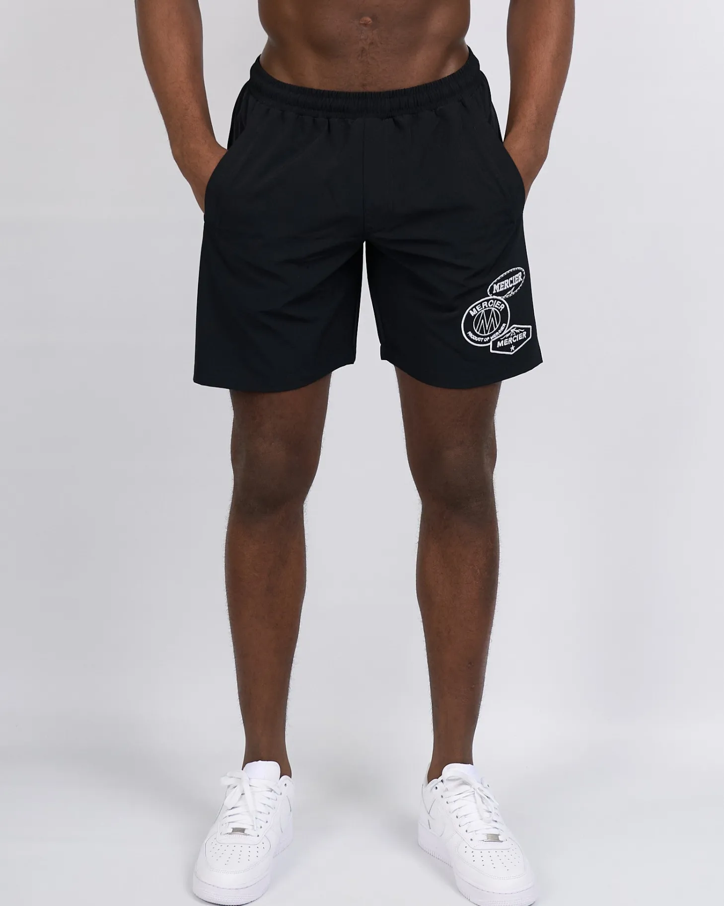 Mercier Summer Sets | Shorts*Black Mono Swim Shorts