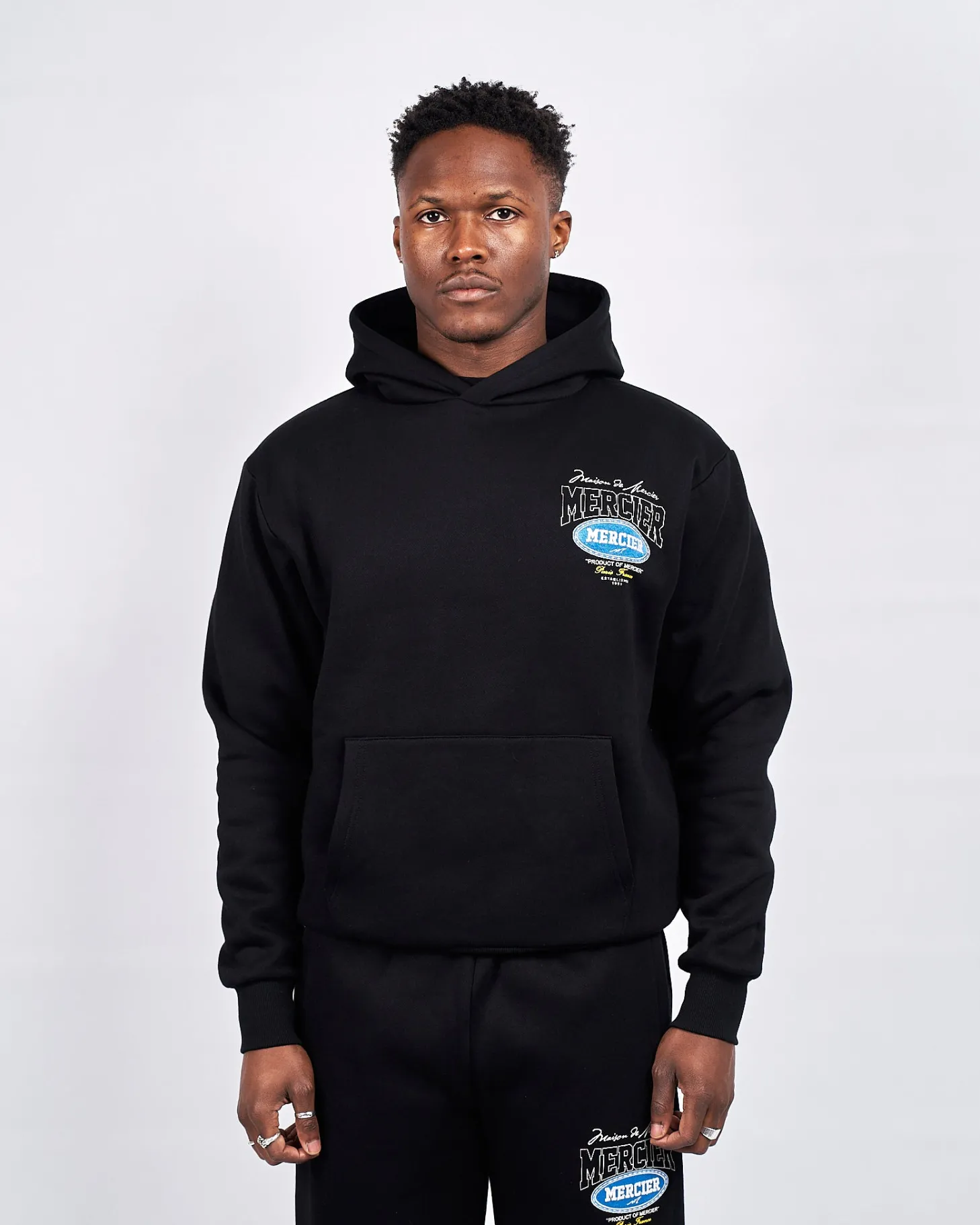 Mercier Tracksuit Tops / Hoodies | Tracksuits*Black Multi Tour Hoodie