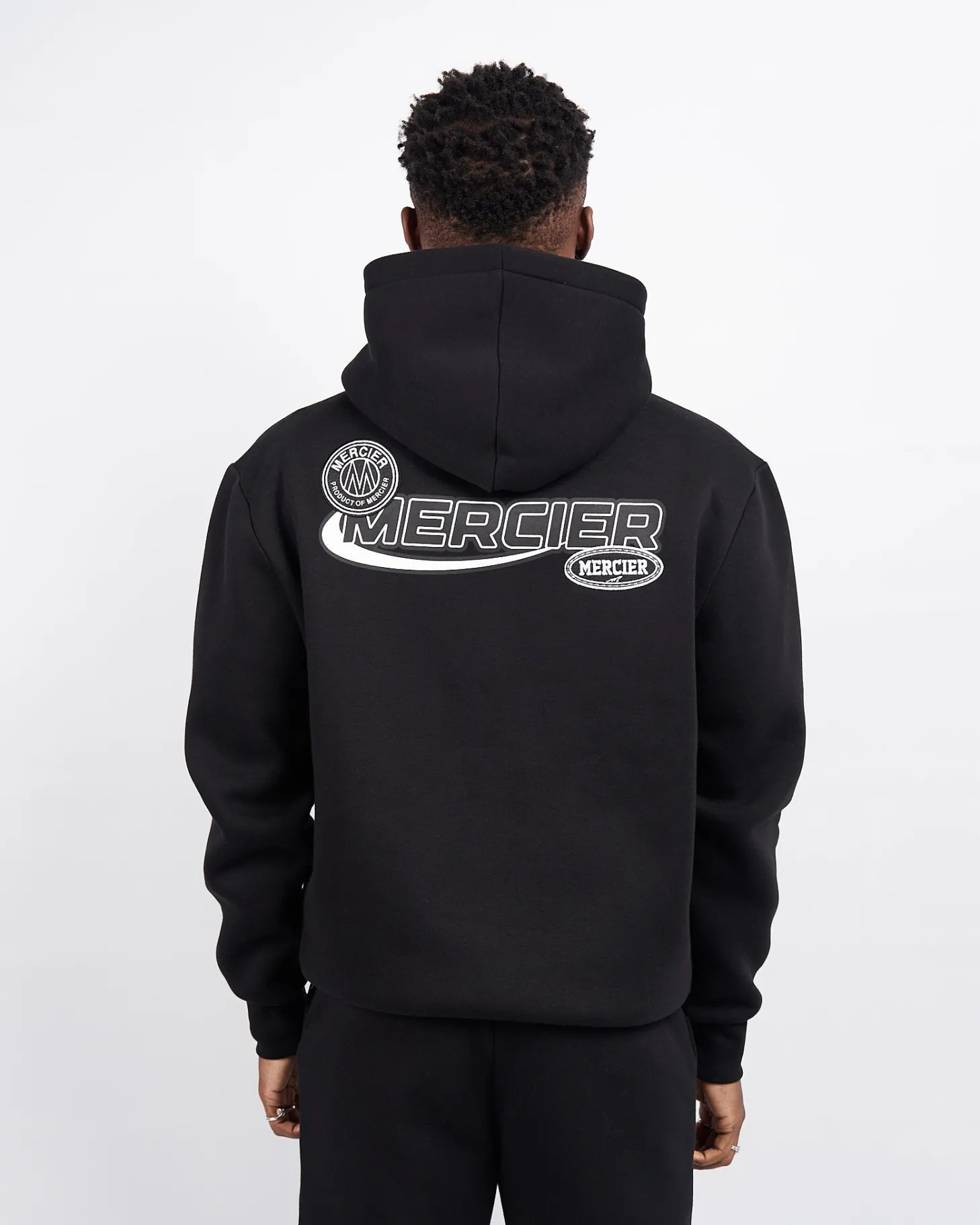 Mercier Tracksuit Tops / Hoodies | Tracksuits*Black Racer Badge Hoodie