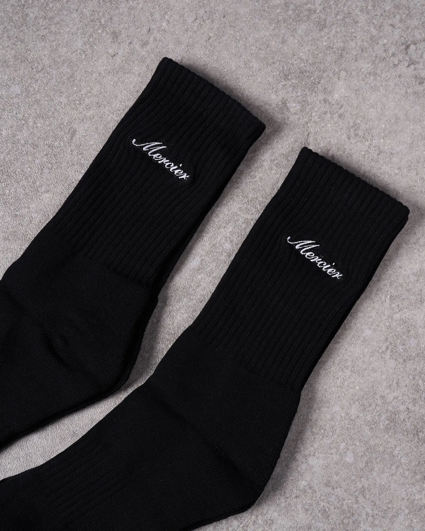 Women Mercier Womens Accessories | Accessories*Black Signature 2pack Socks