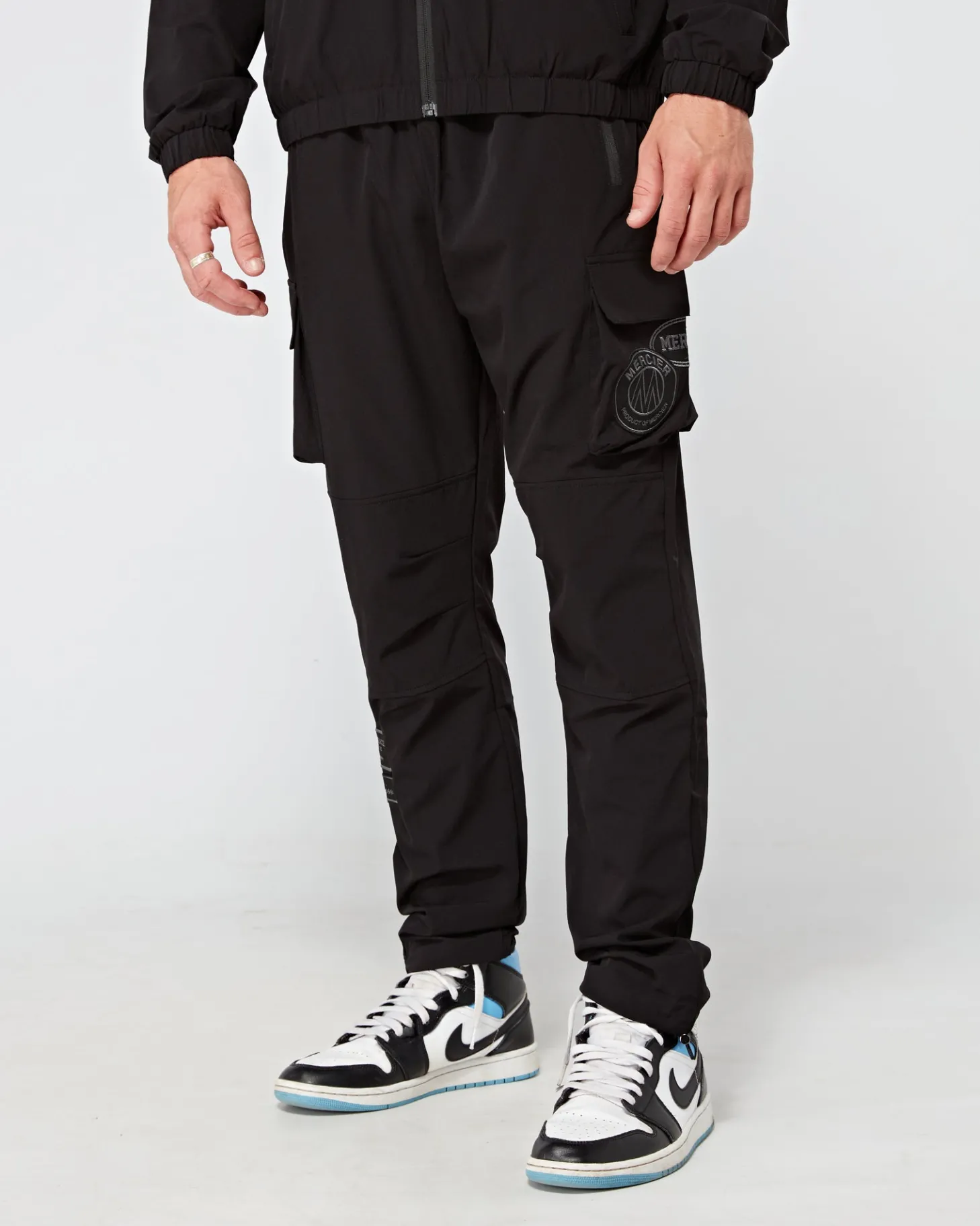 Mercier Windbreakers & Cargos*Black Tonal Badge Cargos