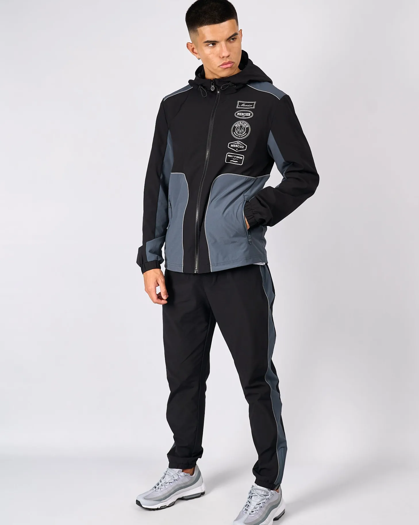 Mercier Windbreakers & Cargos | Mens Best Sellers*Black Trail Reflect Pant