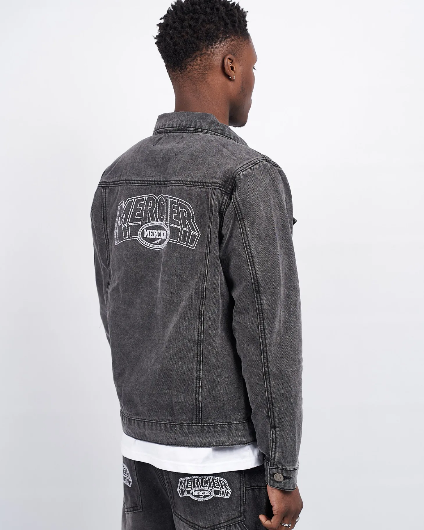 Mercier Denim*Charcoal Court Denim Jacket