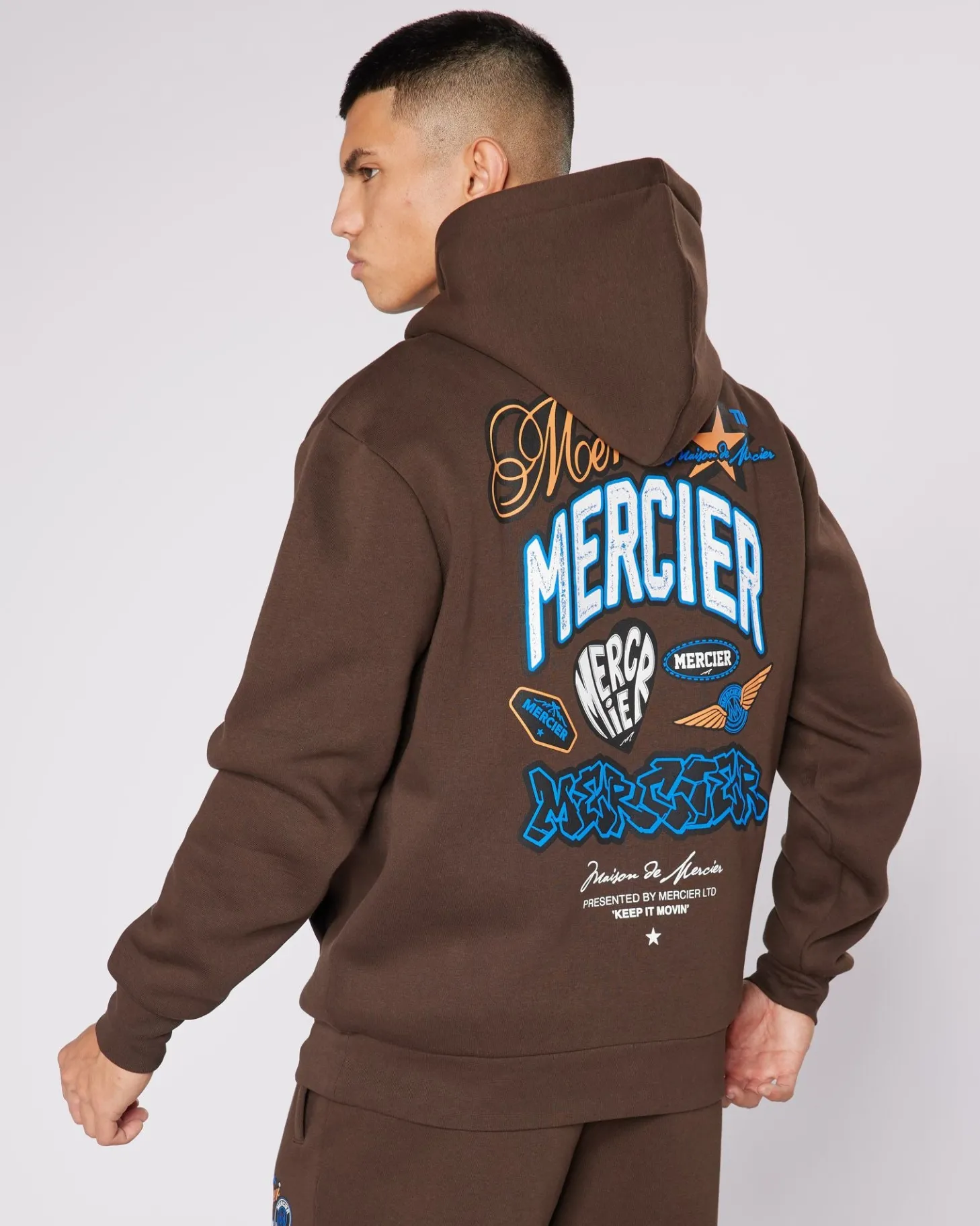 Mercier Tracksuit Tops / Hoodies | Tracksuits*Chocolate Guerrilla Hoodie