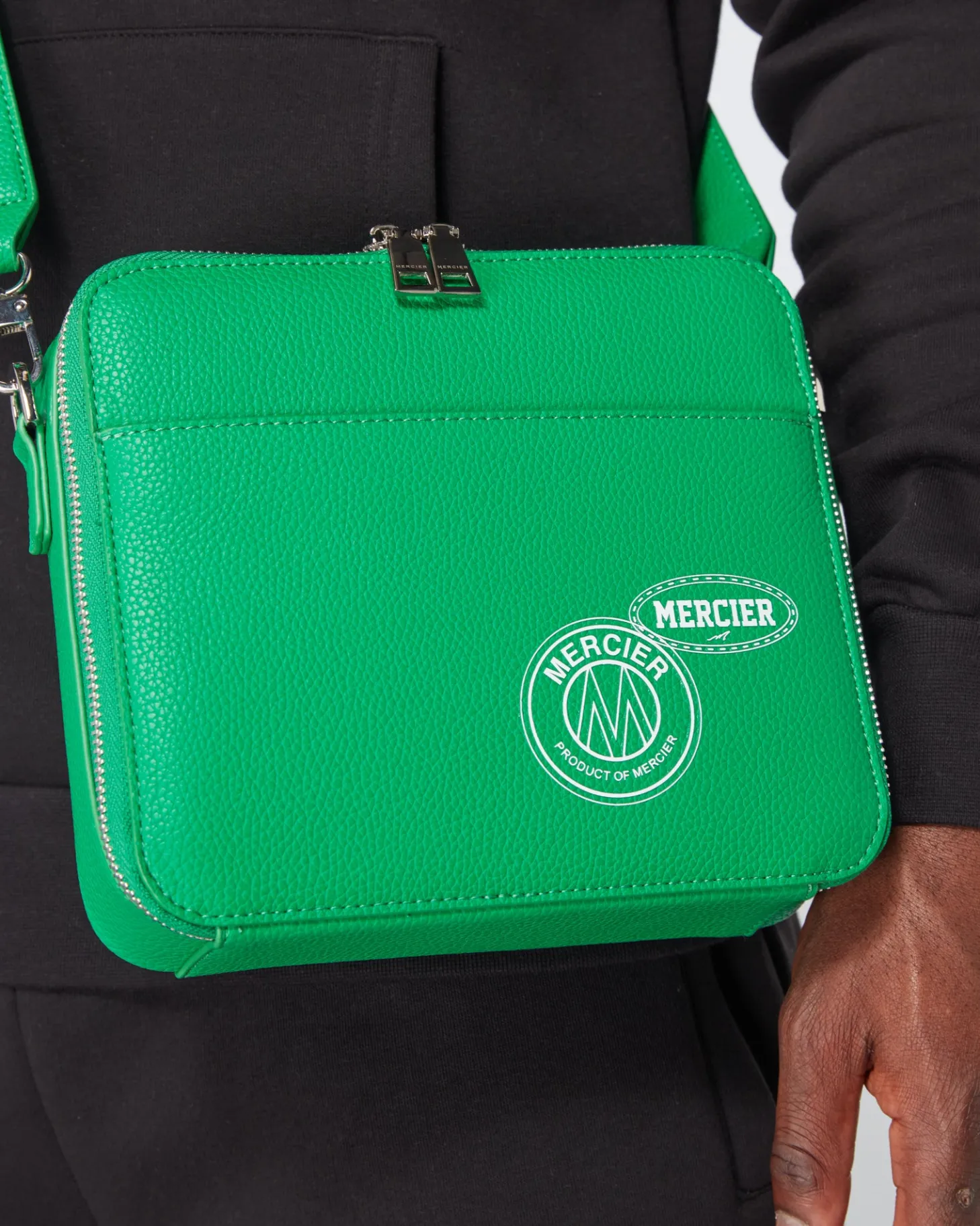 Mercier Accessories*Green OG Badge Messenger Bag - Exclusive