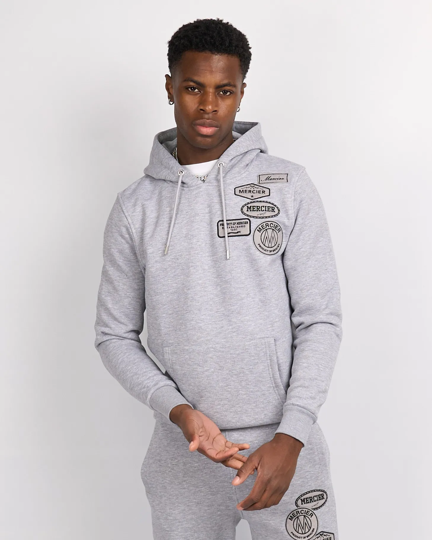 Mercier Tracksuit Tops / Hoodies | Tracksuits*Grey Marl Blend OG Hoodie