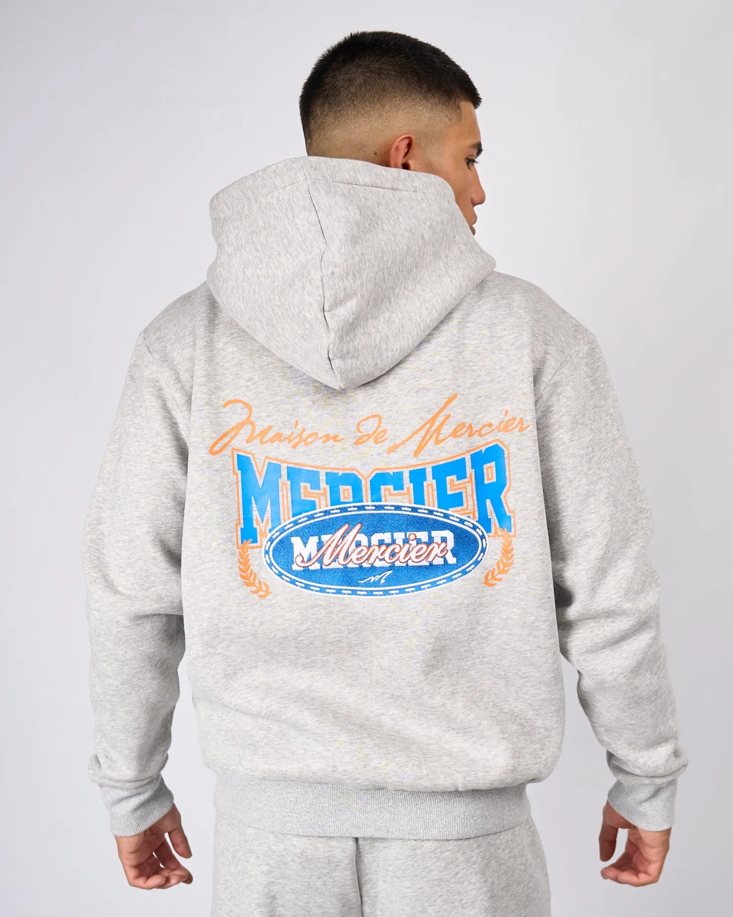 Mercier Tracksuit Tops / Hoodies | Tracksuits*Grey Marl Maison De Zip Hood