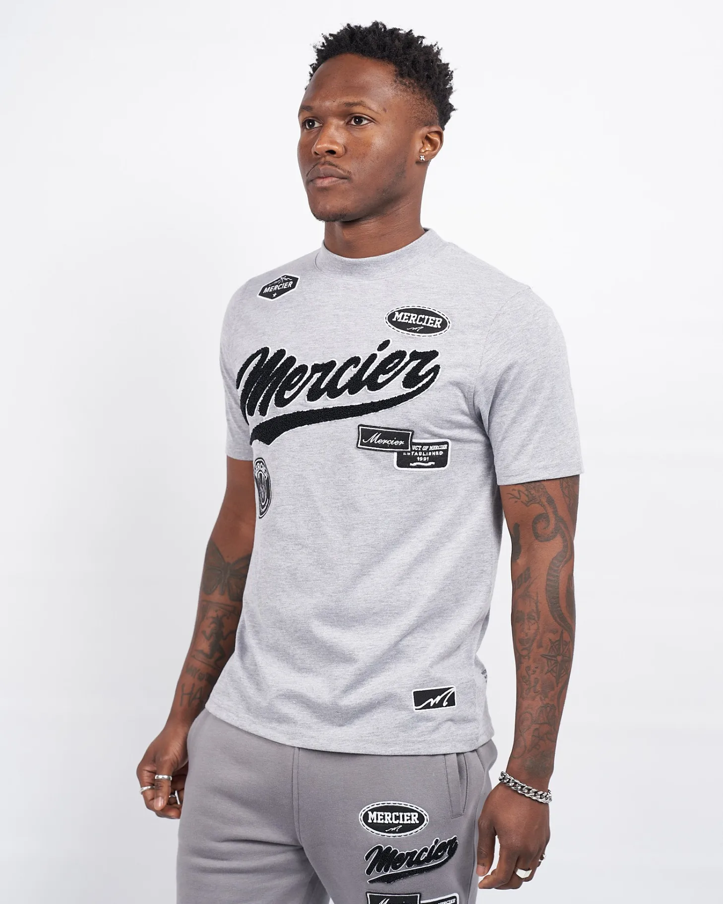 Mercier Summer Sets | T-shirts*Grey Marl Teams Tshirt