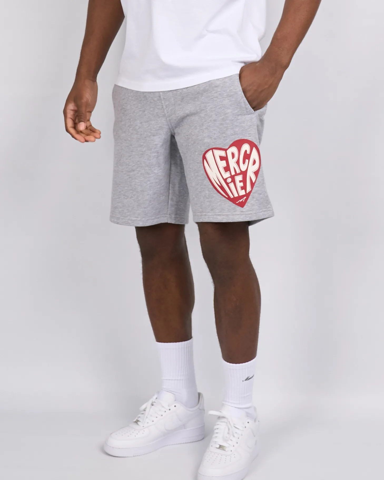 Mercier Summer Sets | Shorts*Grey Heart Shorts