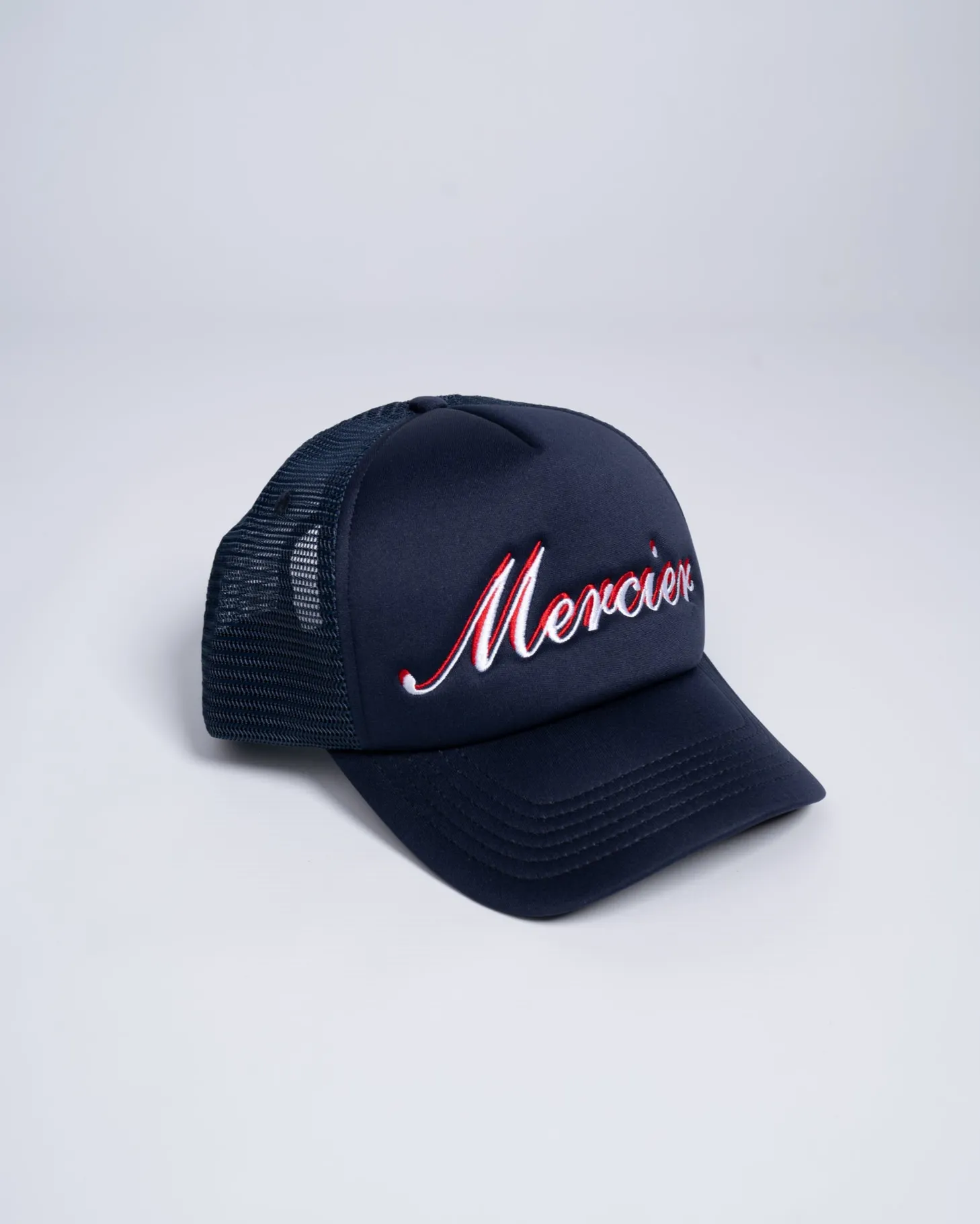 Mercier Accessories | Headwear*Navy Signature Foam Trucker