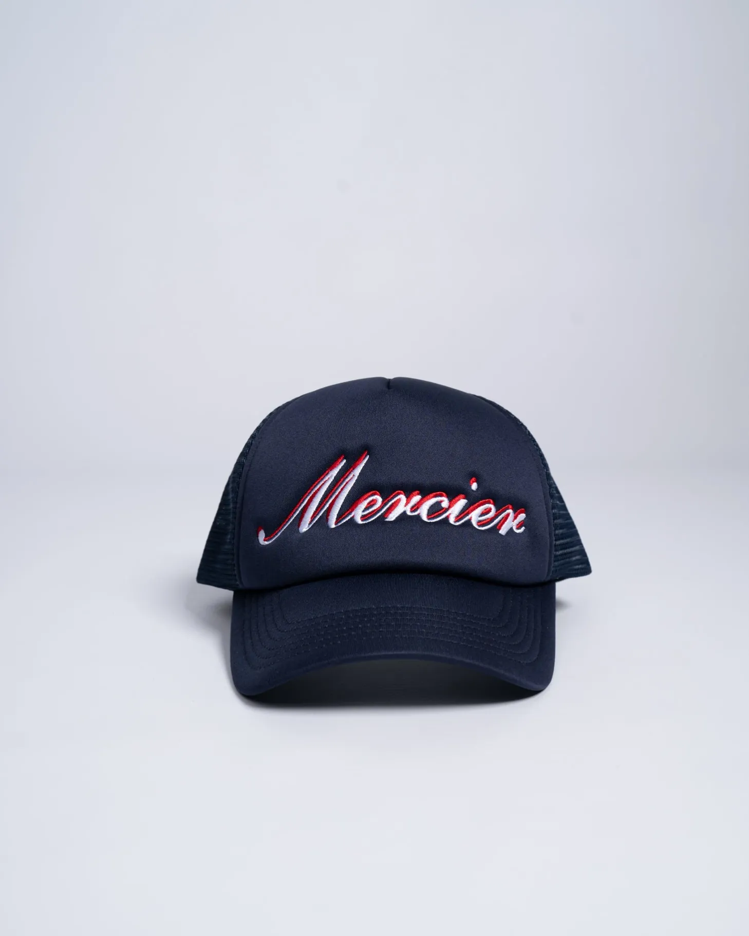 Mercier Accessories | Headwear*Navy Signature Foam Trucker