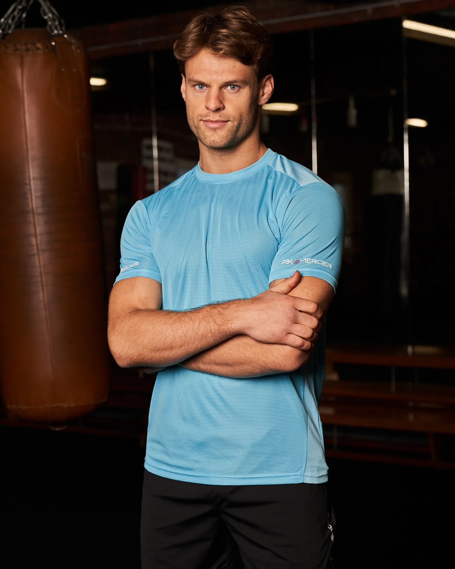 Mercier Pbk//mercier*PBK// Performance Tshirt Bright Blue