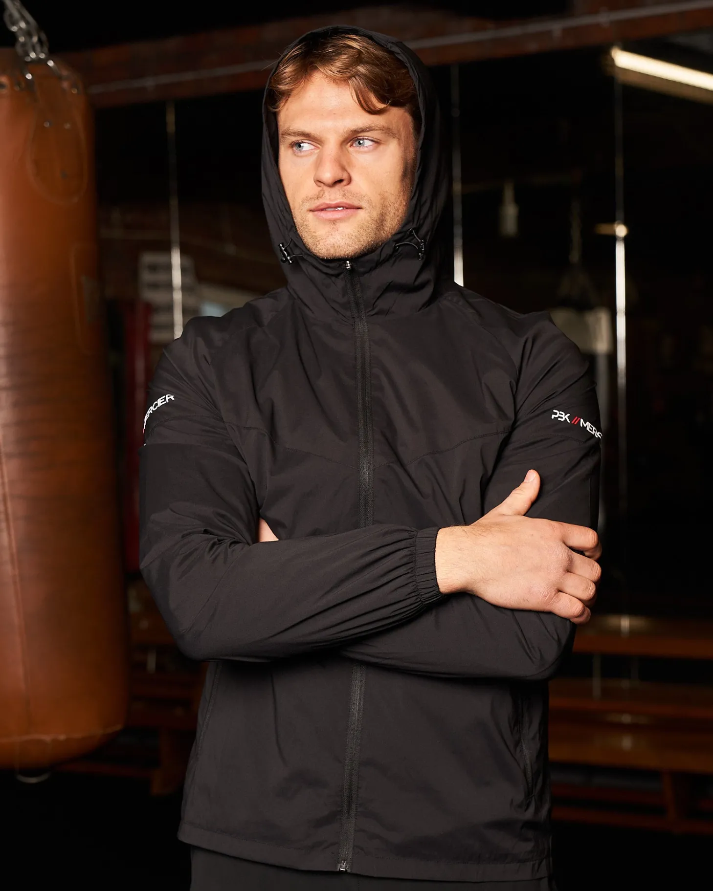 Mercier Pbk//mercier*PBK// Performance Windbreaker Black