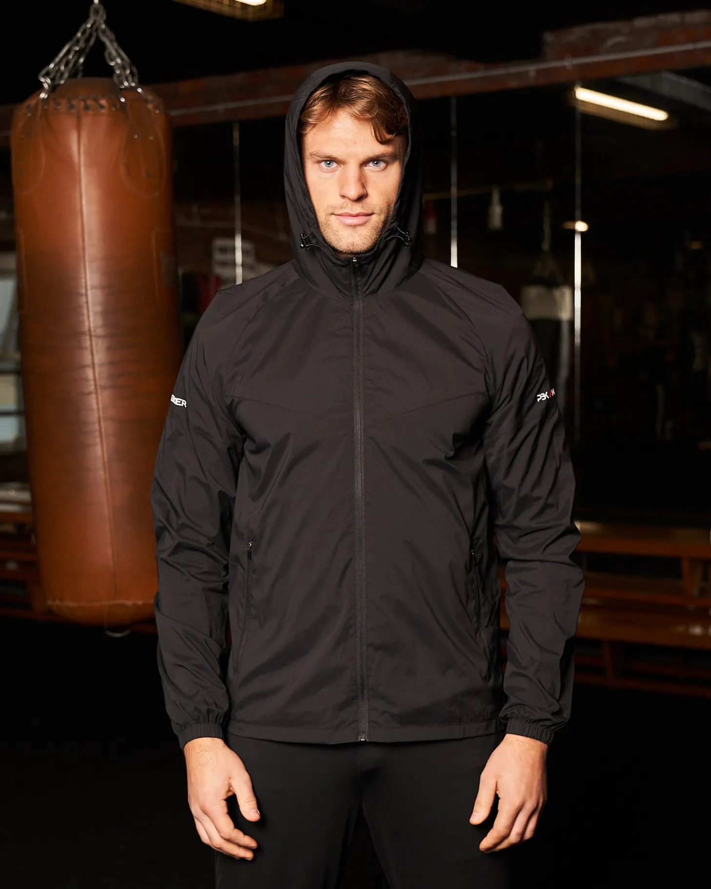 Mercier Pbk//mercier*PBK// Performance Windbreaker Black