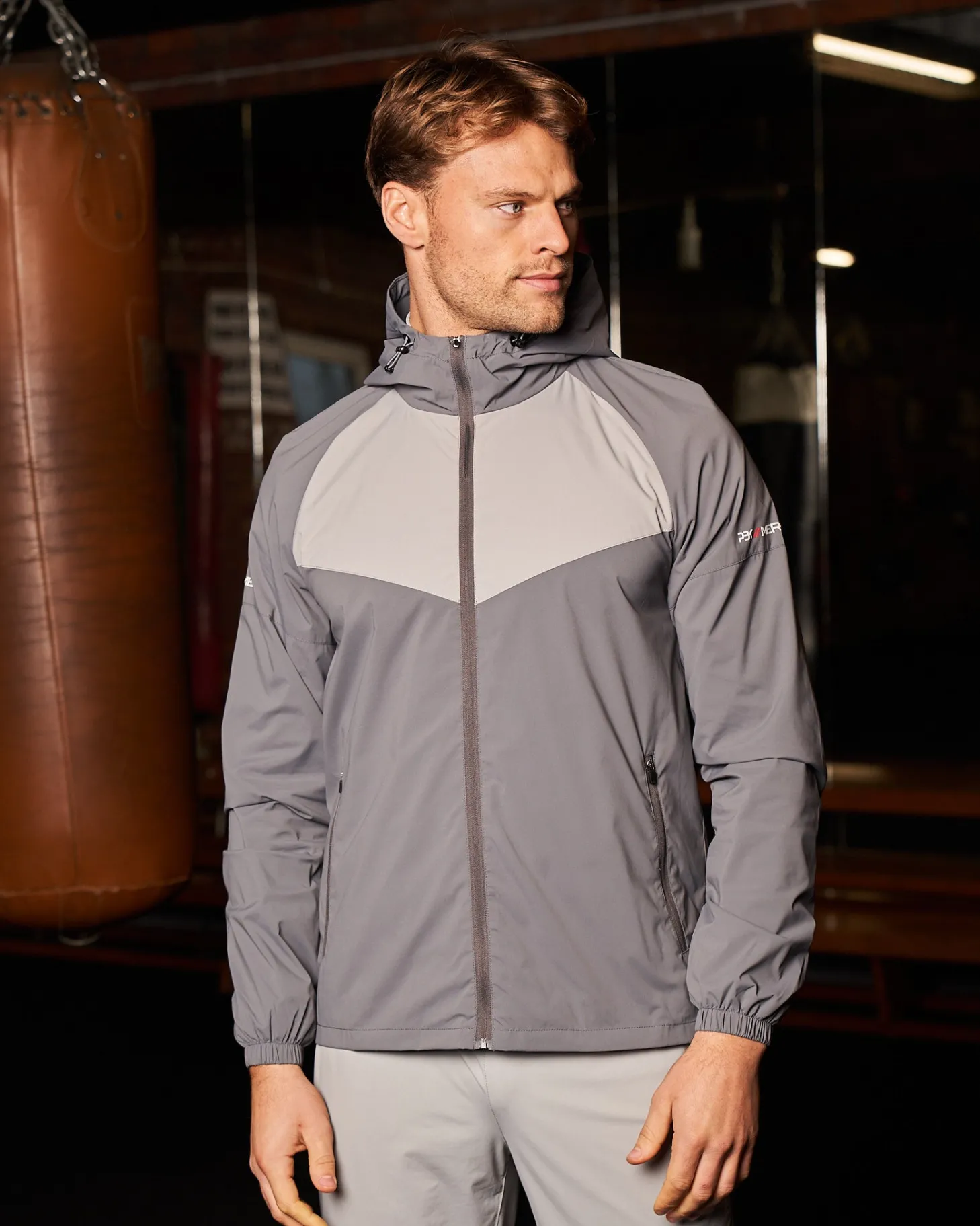 Mercier Pbk//mercier*PBK// Performance Windbreaker Grey