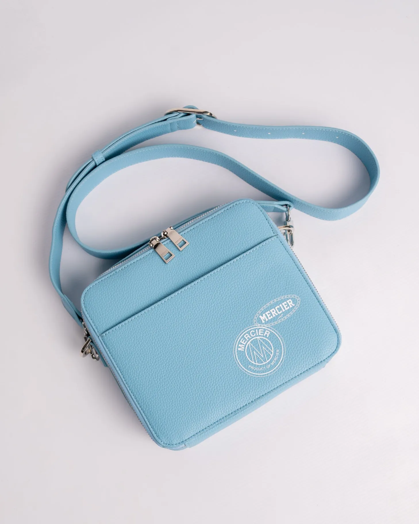 Mercier Accessories*Sky Blue OG Badge Messenger Bag - Exclusive