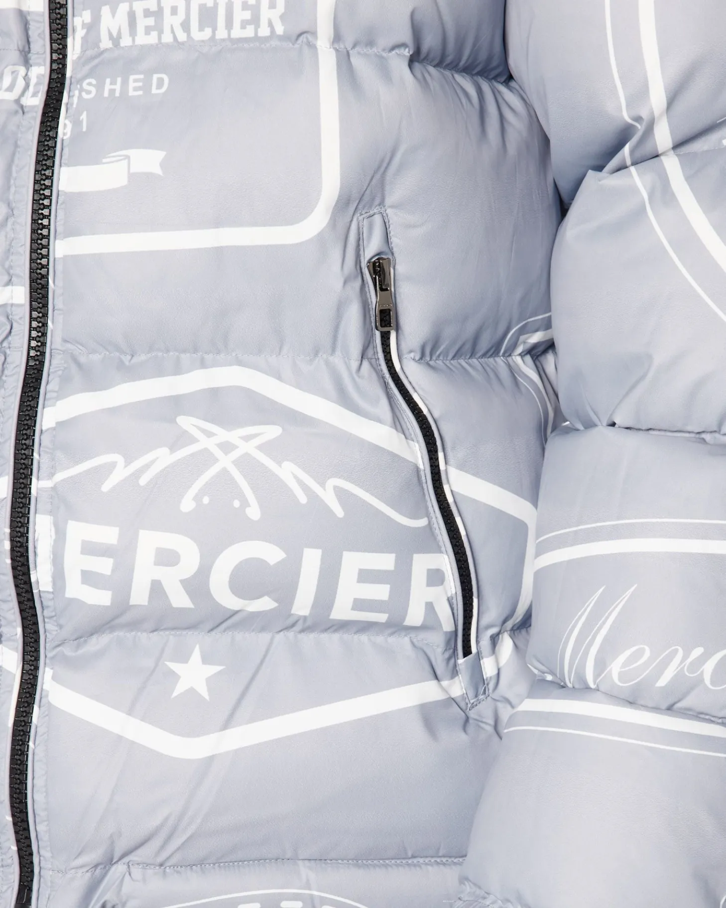 Mercier Jackets*Steel Adamson Puffer Jacket