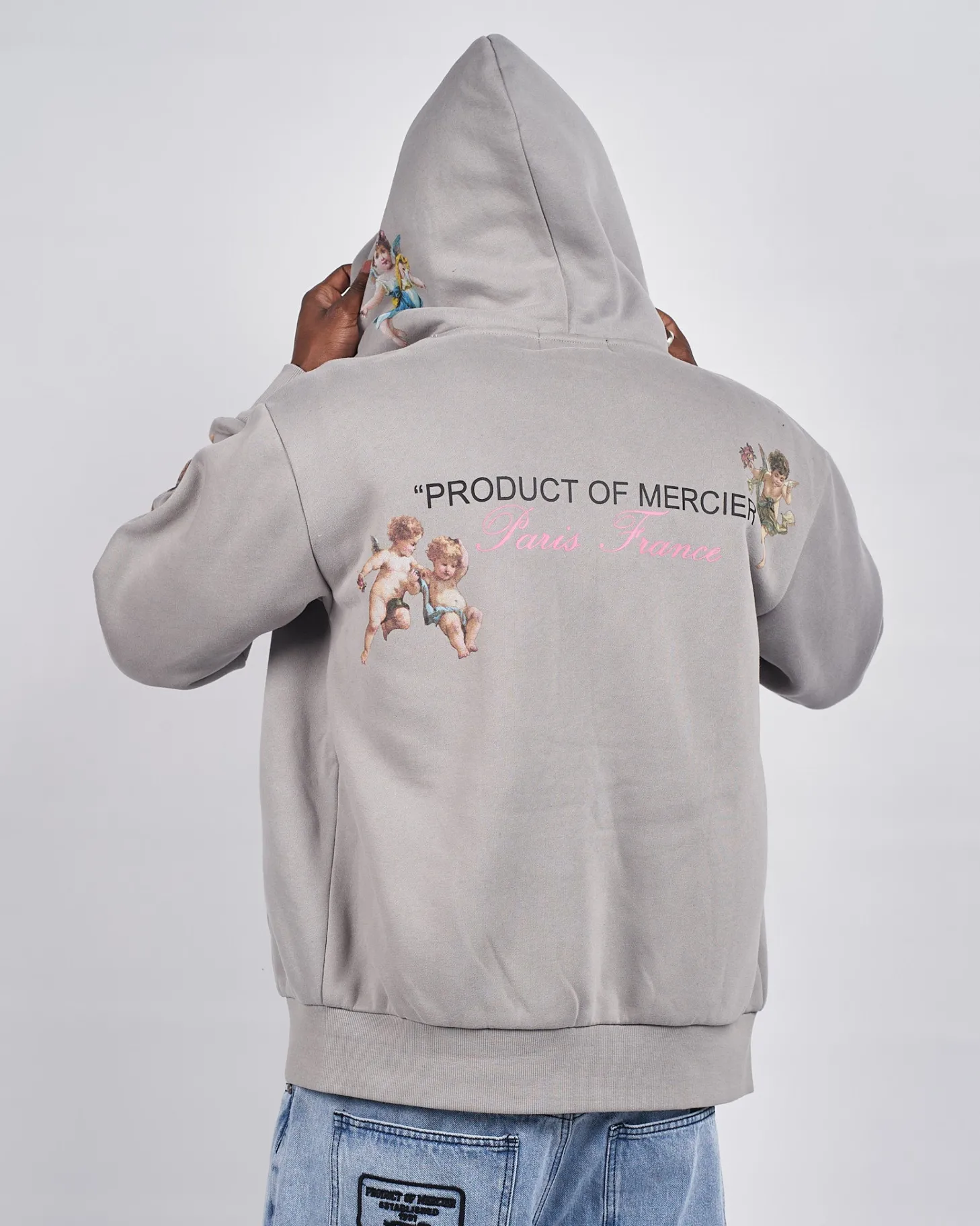 Mercier Tracksuit Tops / Hoodies*Steel Angelo Product Of Zip Hoodie