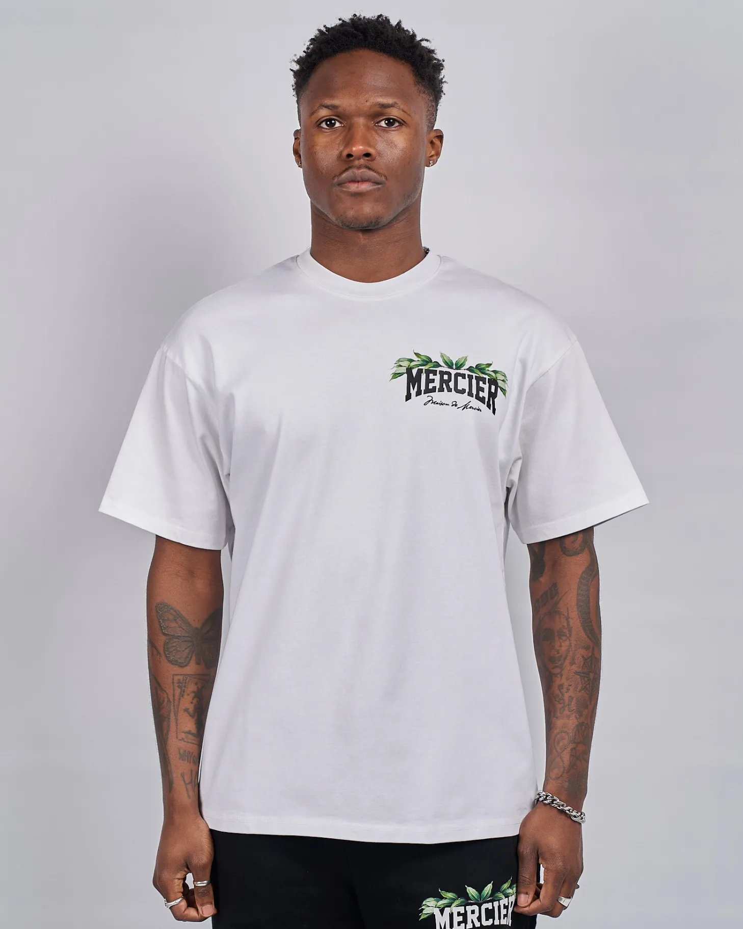 Mercier T-shirts*White Botanic Court TShirt