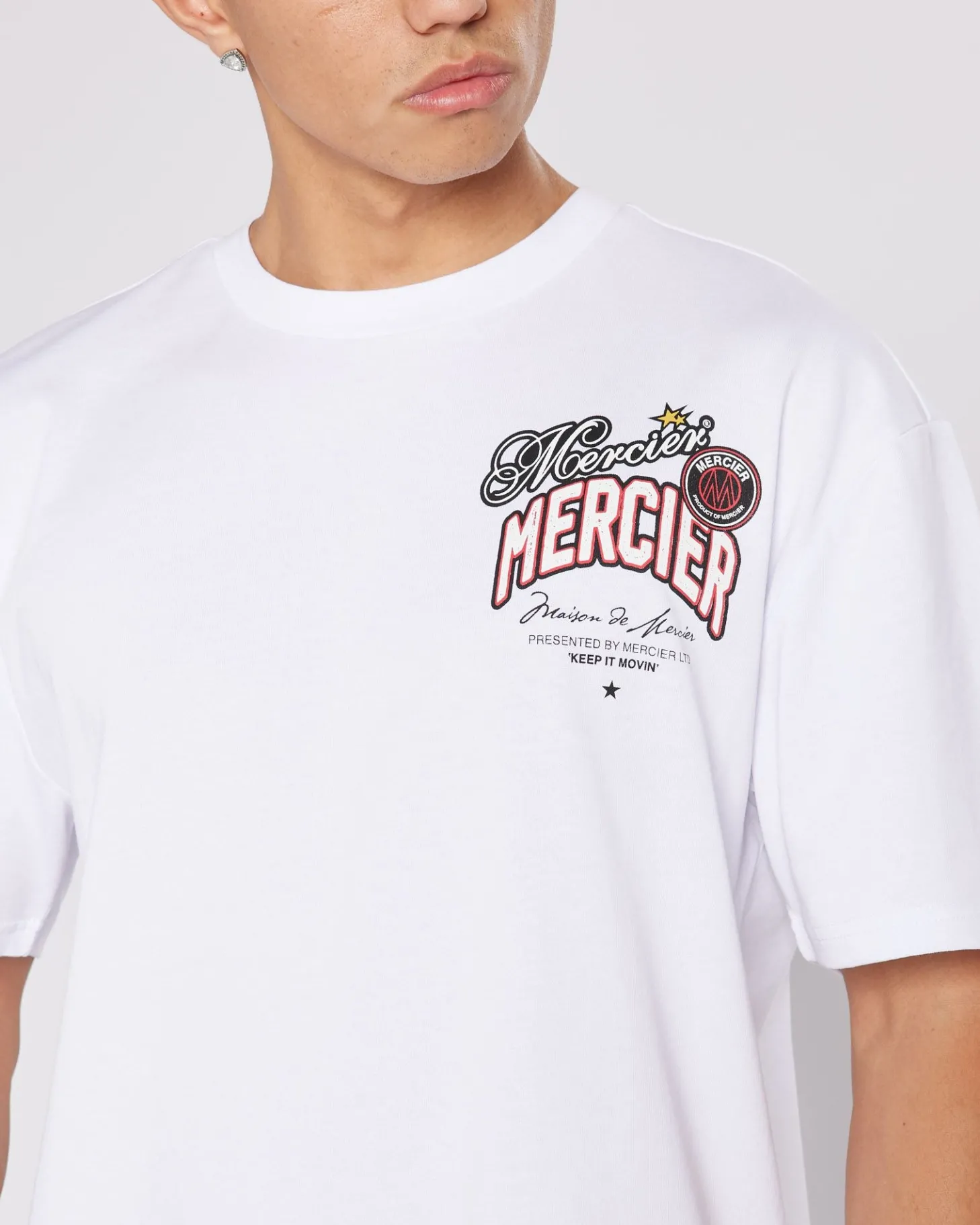 Mercier T-shirts*White Guerrilla Tshirt