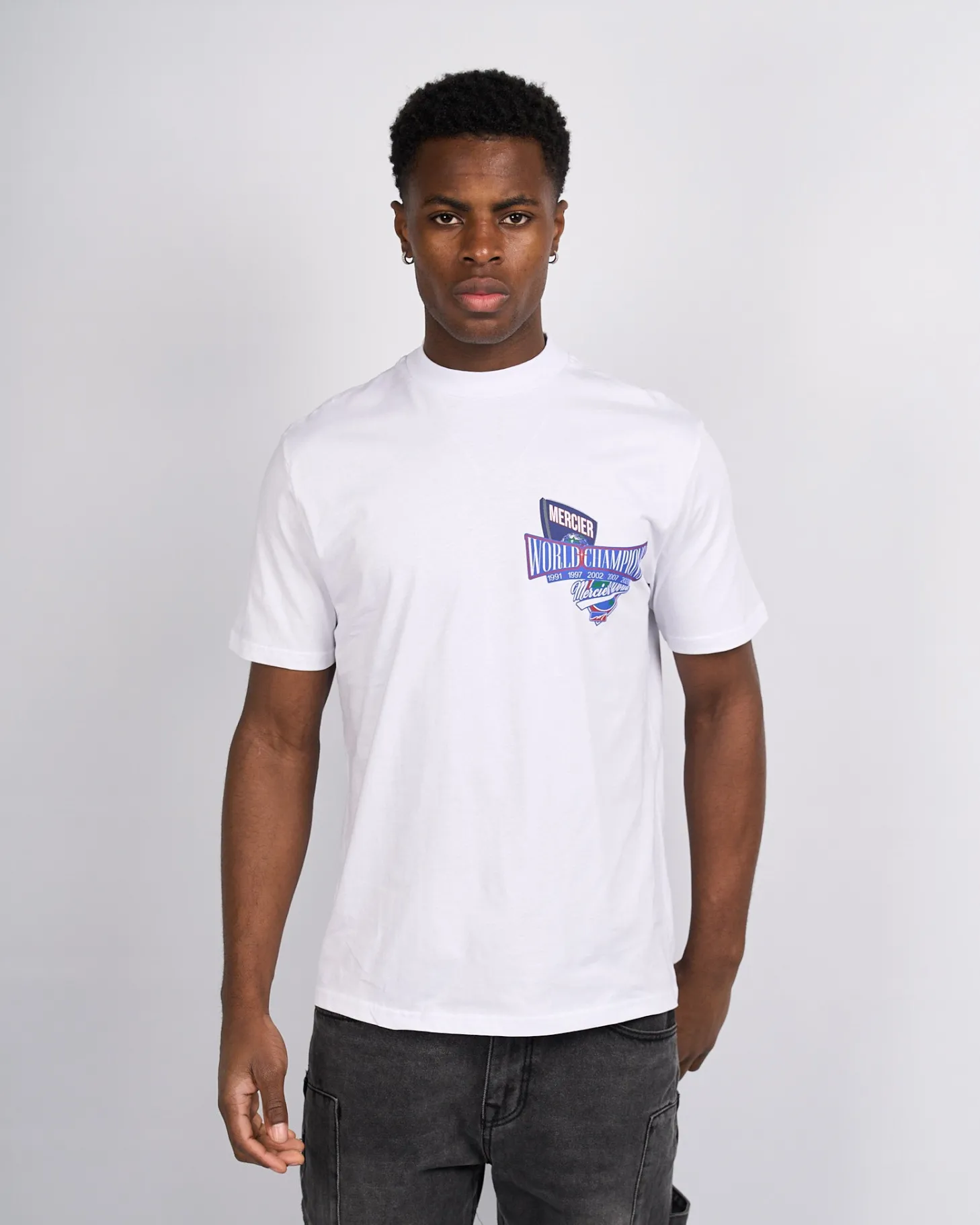 Mercier T-shirts*White The Series Tshirt