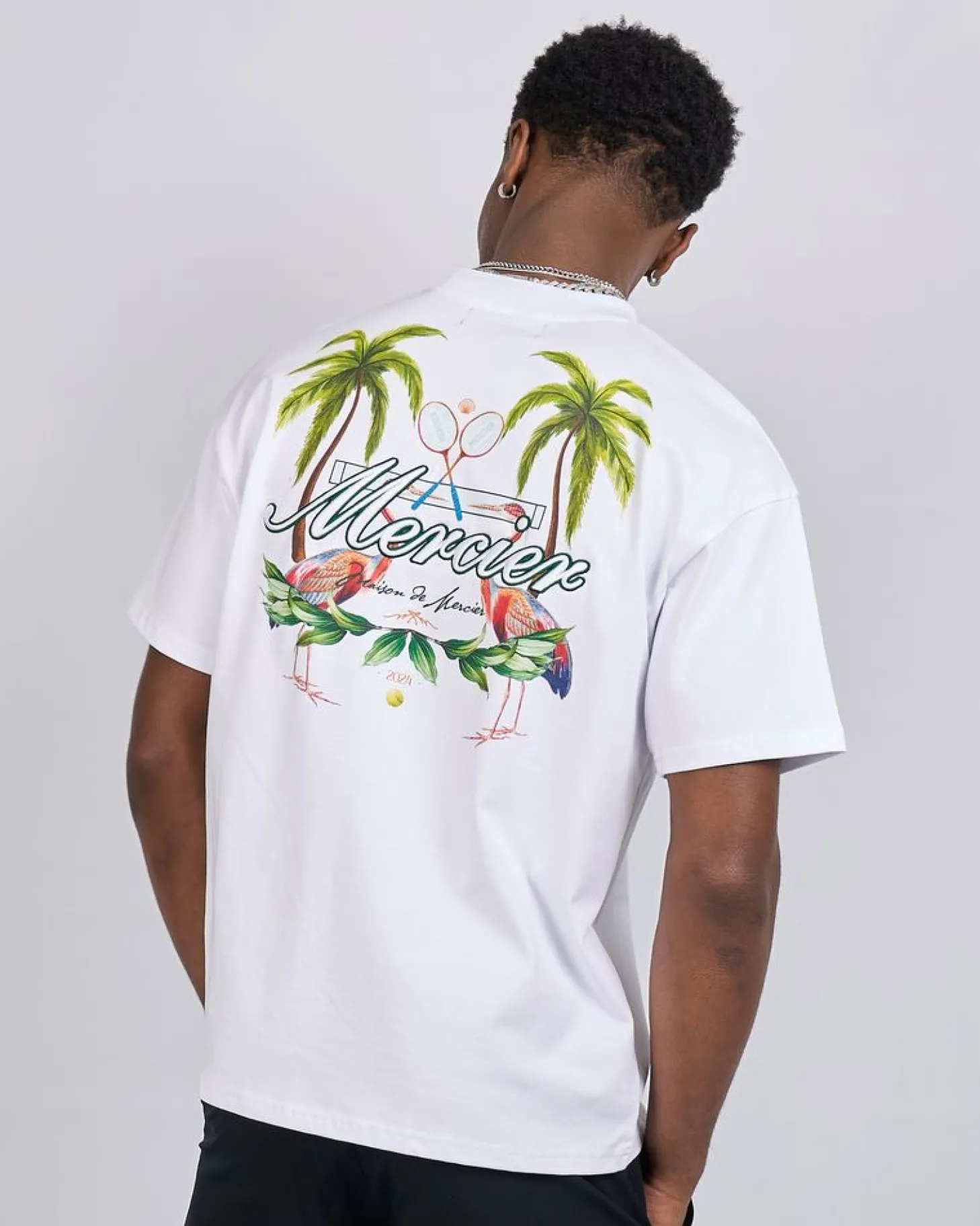 Mercier Summer Sets | T-shirts*White Palm Serve Tshirt