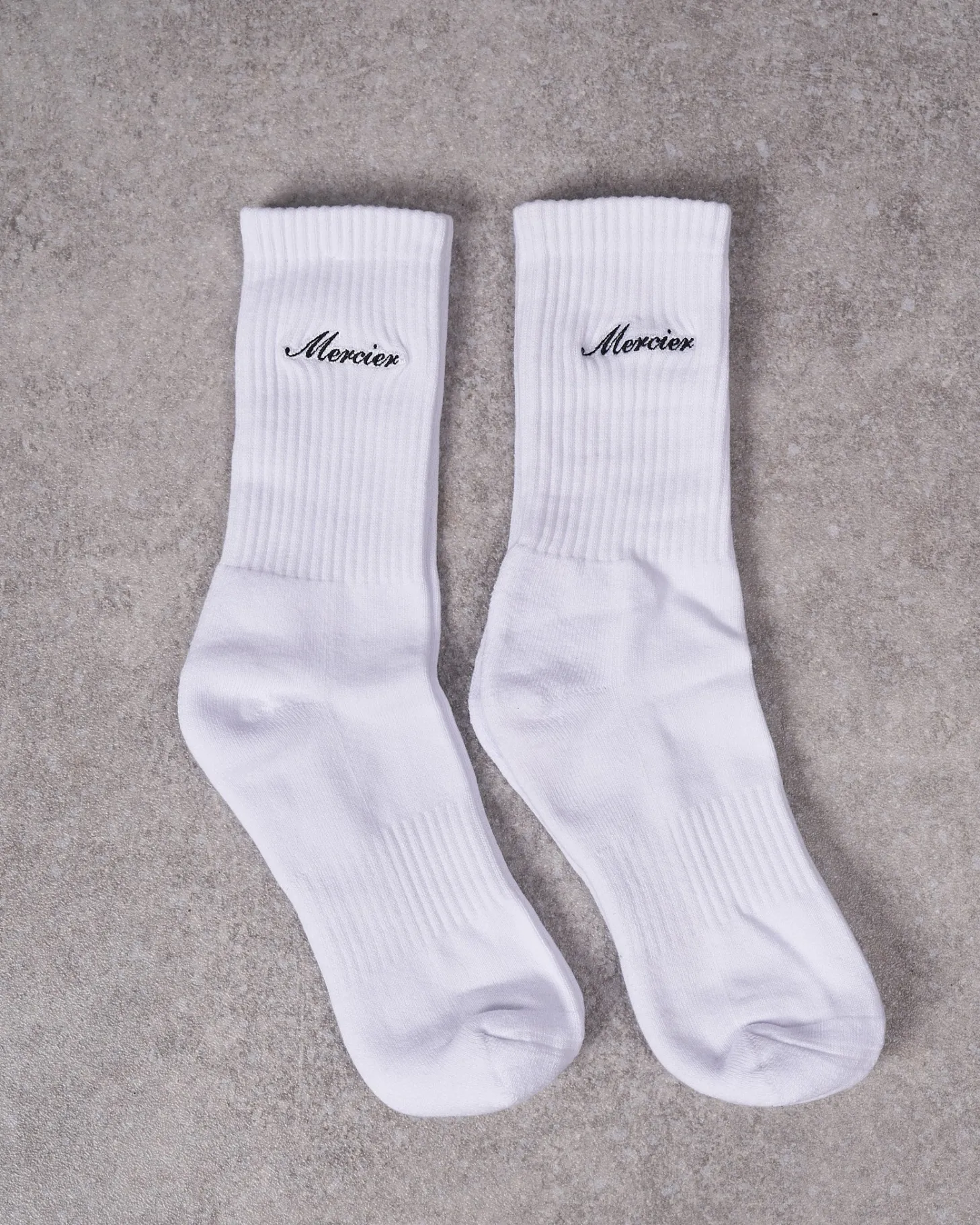 Women Mercier Womens Accessories | Accessories*White Signature 2pack Socks