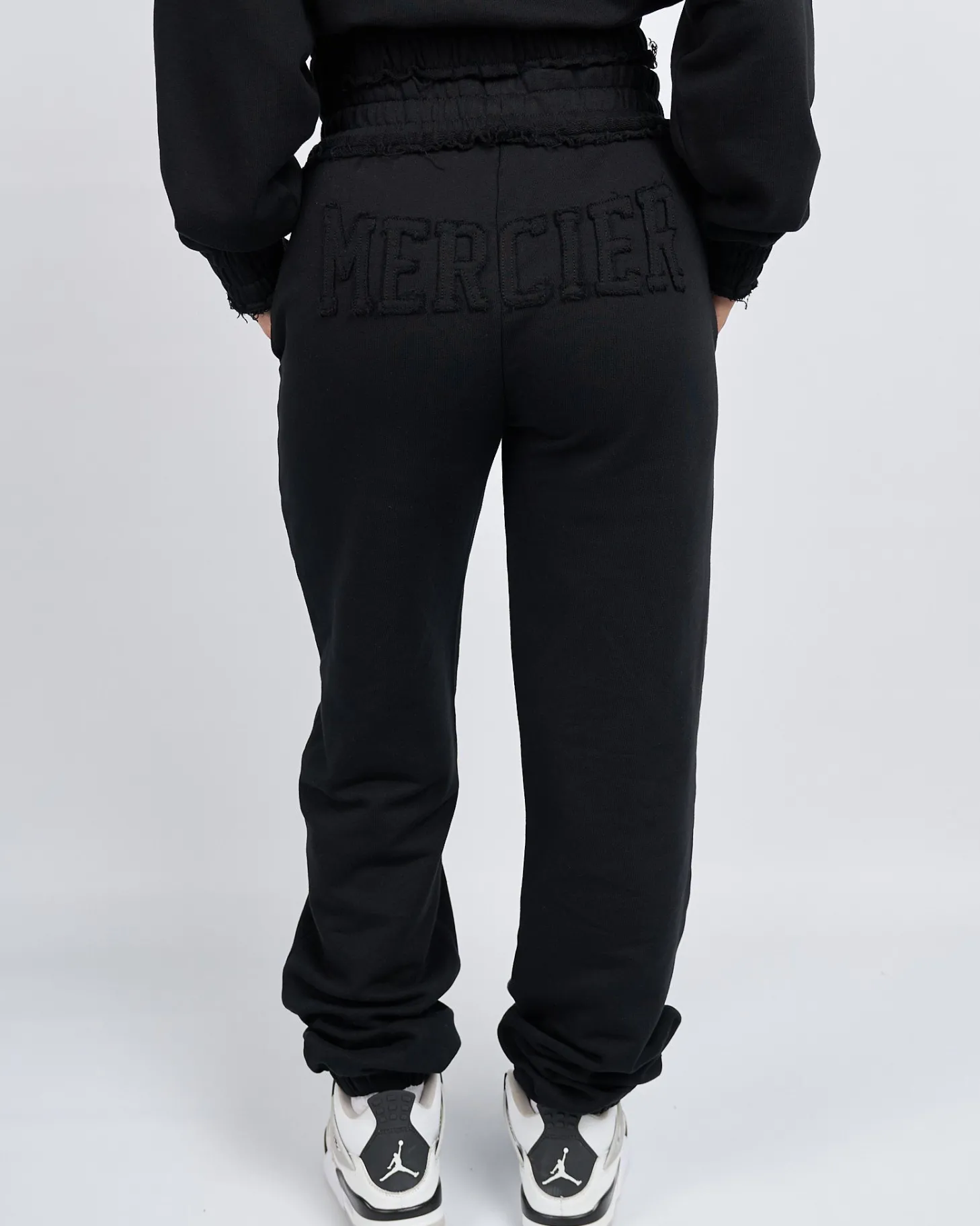 Women Mercier Womens Joggers/leggings | Womens Tracksuits*Womens Black Distressed Joggers