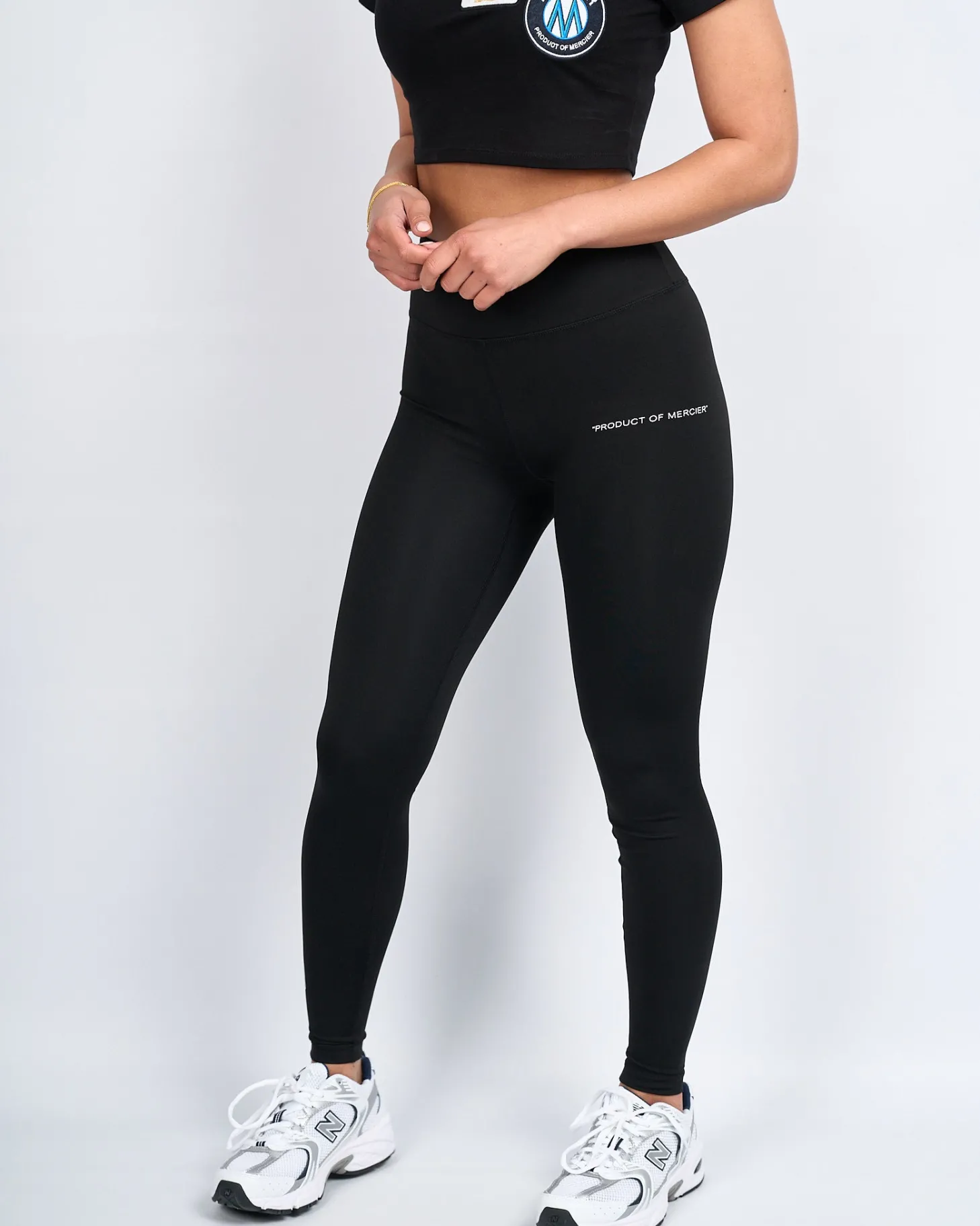 Women Mercier Outlet Womens | Womens Joggers/leggings*Womens Black 2.0 Badge Leggings