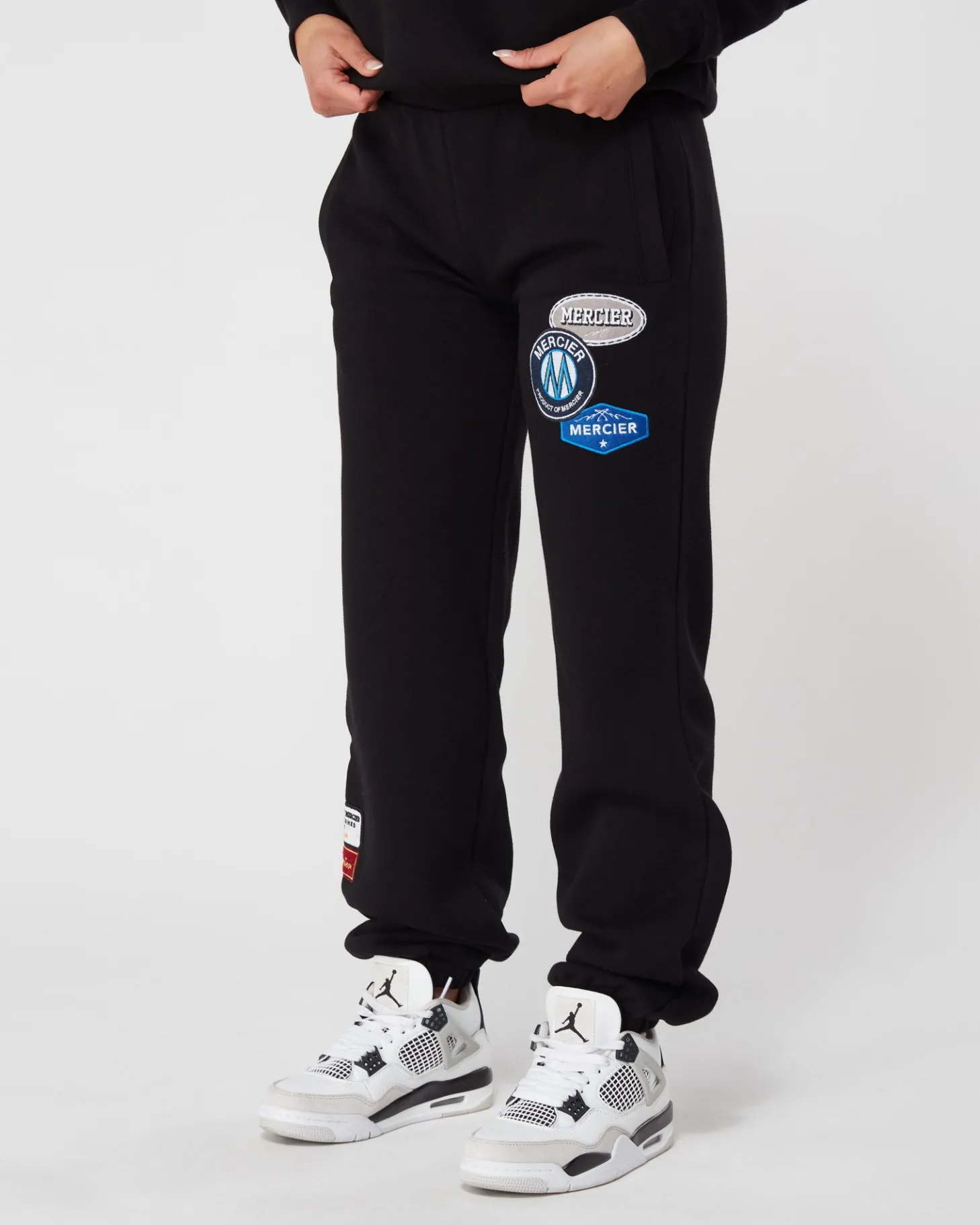 Women Mercier Womens Joggers/leggings | Womens Tracksuits*Womens Black OG Badge Bottoms