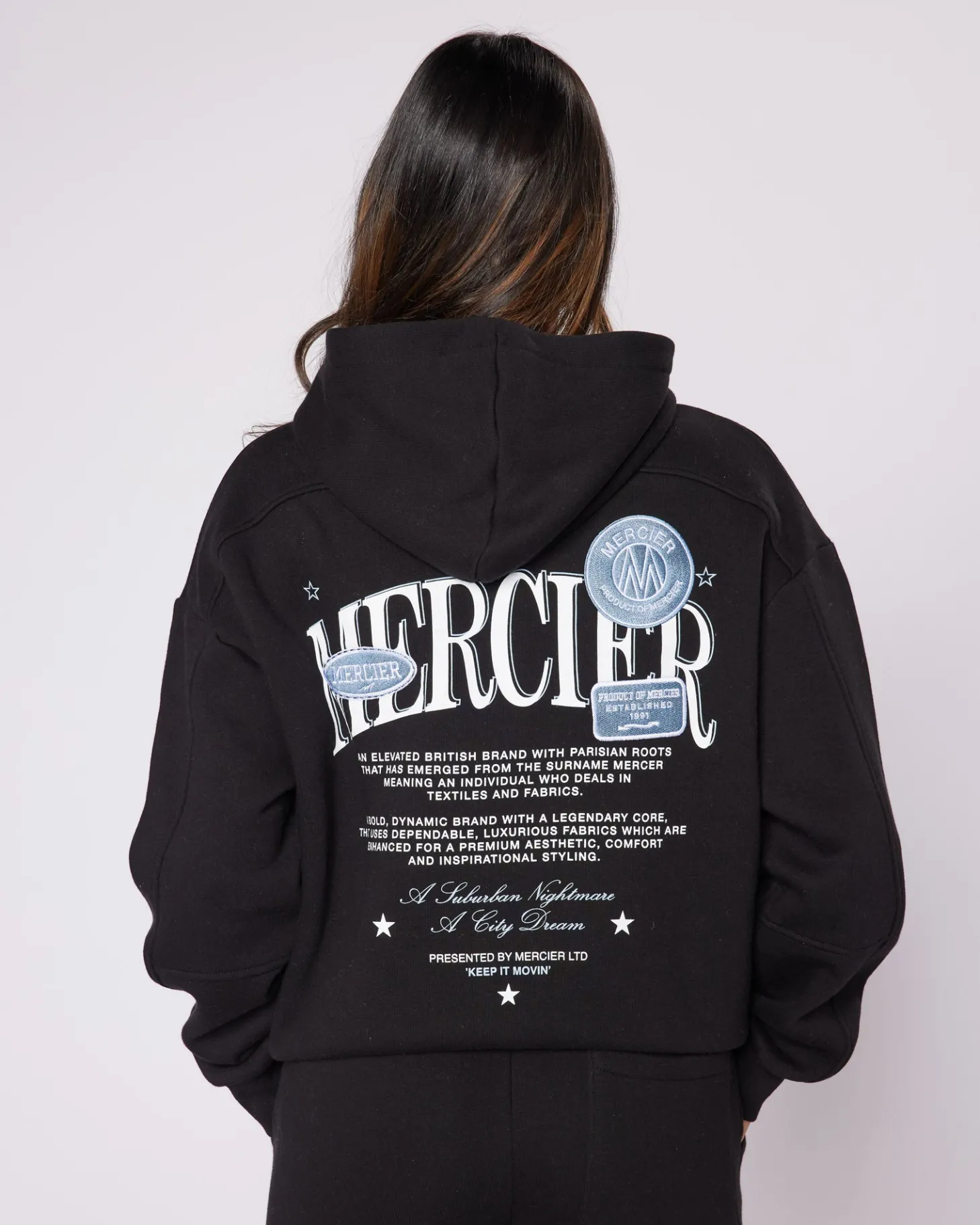 Women Mercier Womens Hoodies | Womens Tracksuits*Womens Black Origins Hoodie