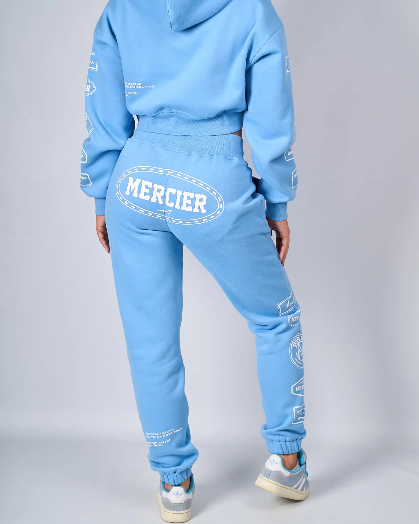 Women Mercier Outlet Womens*Womens Blue White Compton Joggers