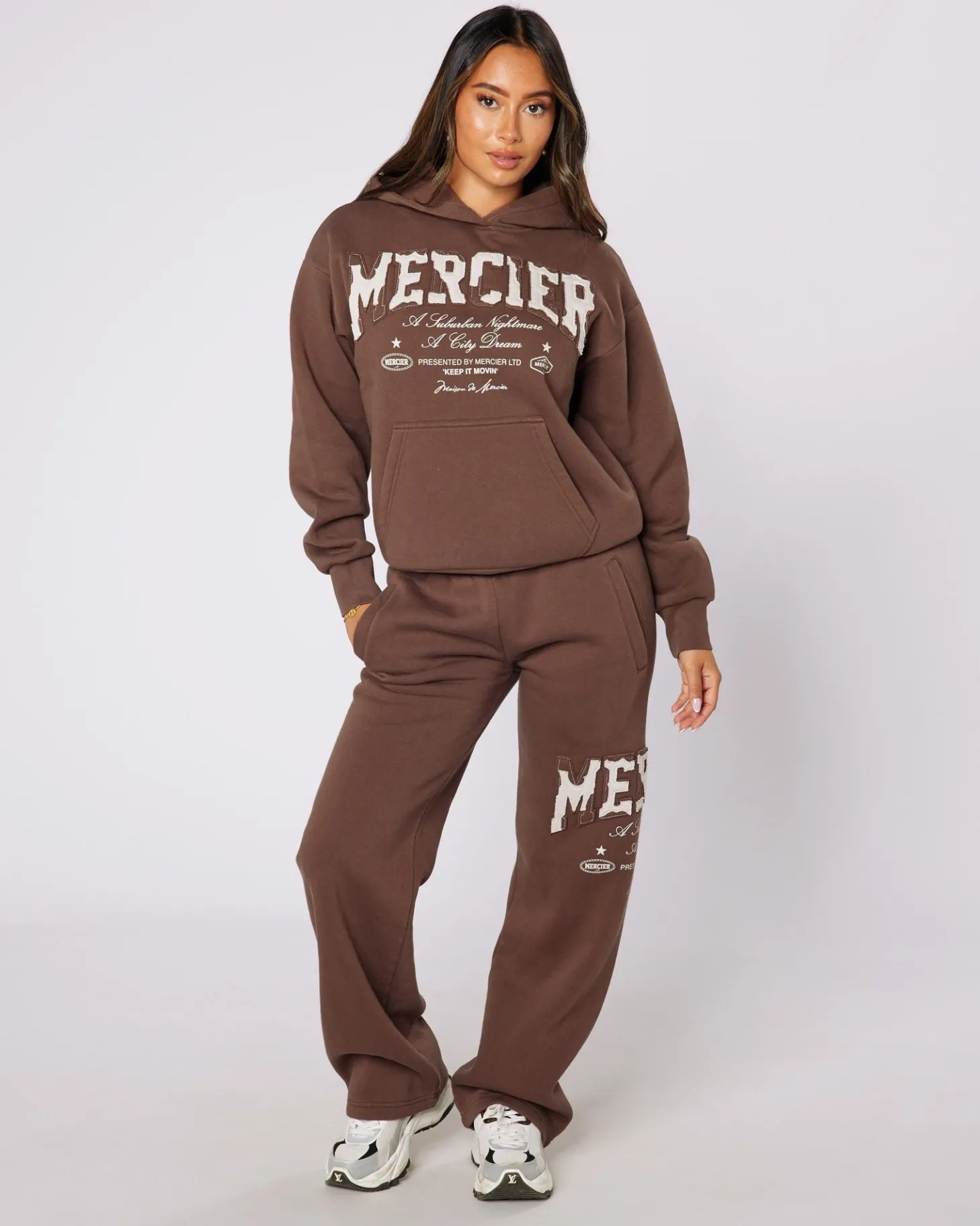 Women Mercier Womens Tracksuits | Womens Joggers/leggings*Womens Brown City Dreams Joggers