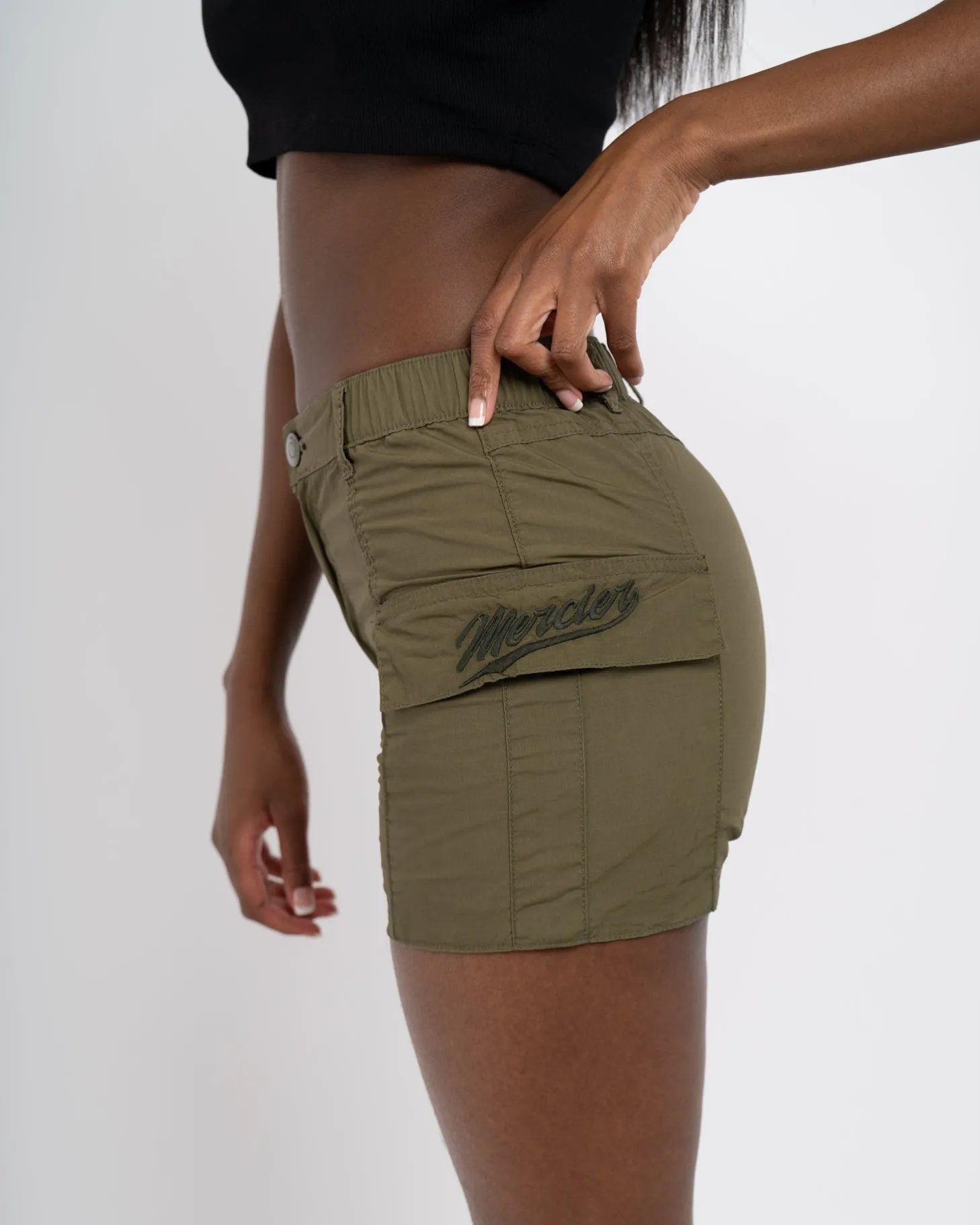 Women Mercier Outlet Womens | Womens Shorts/skirts*Womens Khaki Perrier Cargo Shorts