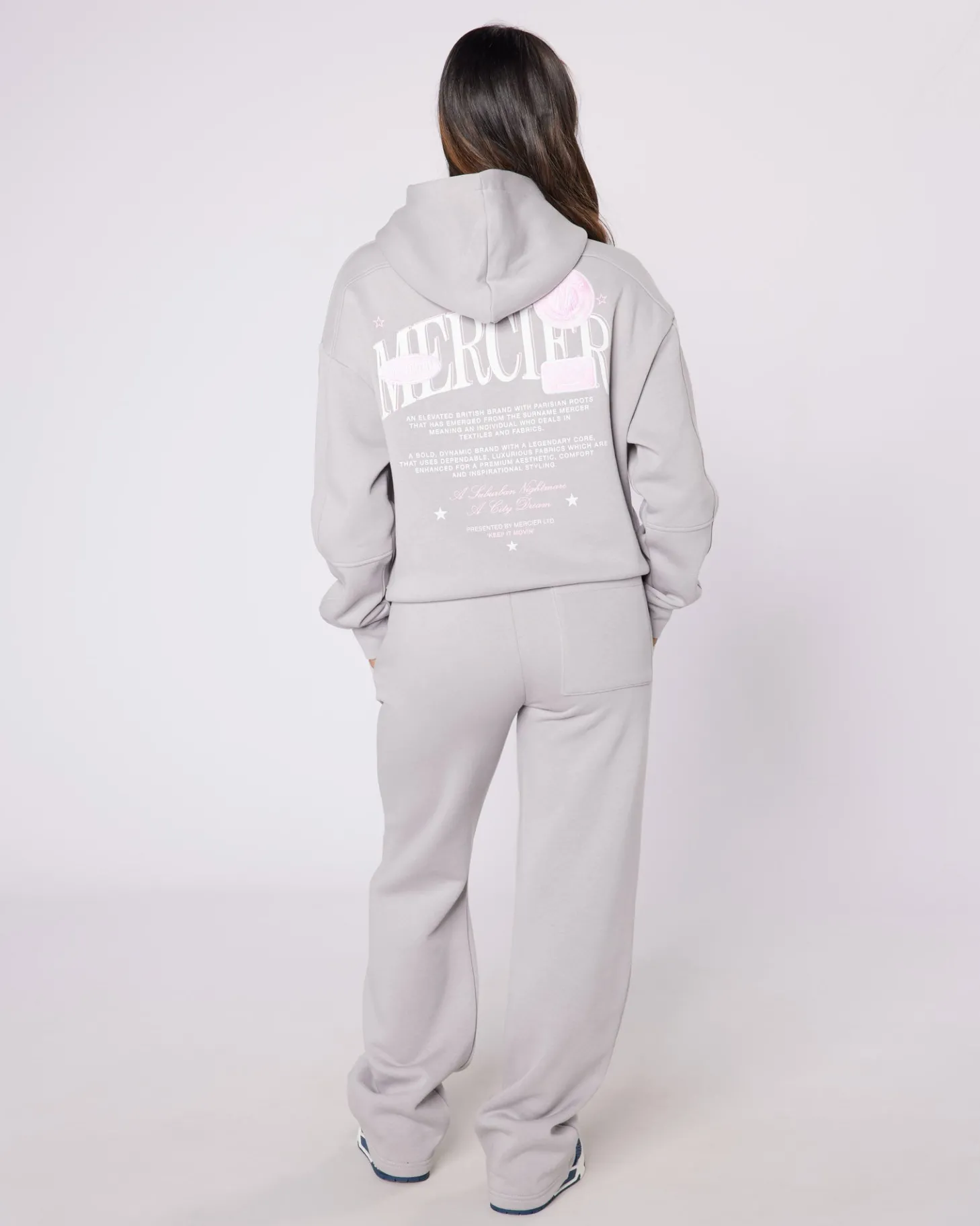 Women Mercier Womens Joggers/leggings | Womens Tracksuits*Womens Pebble Grey Origins Jogger