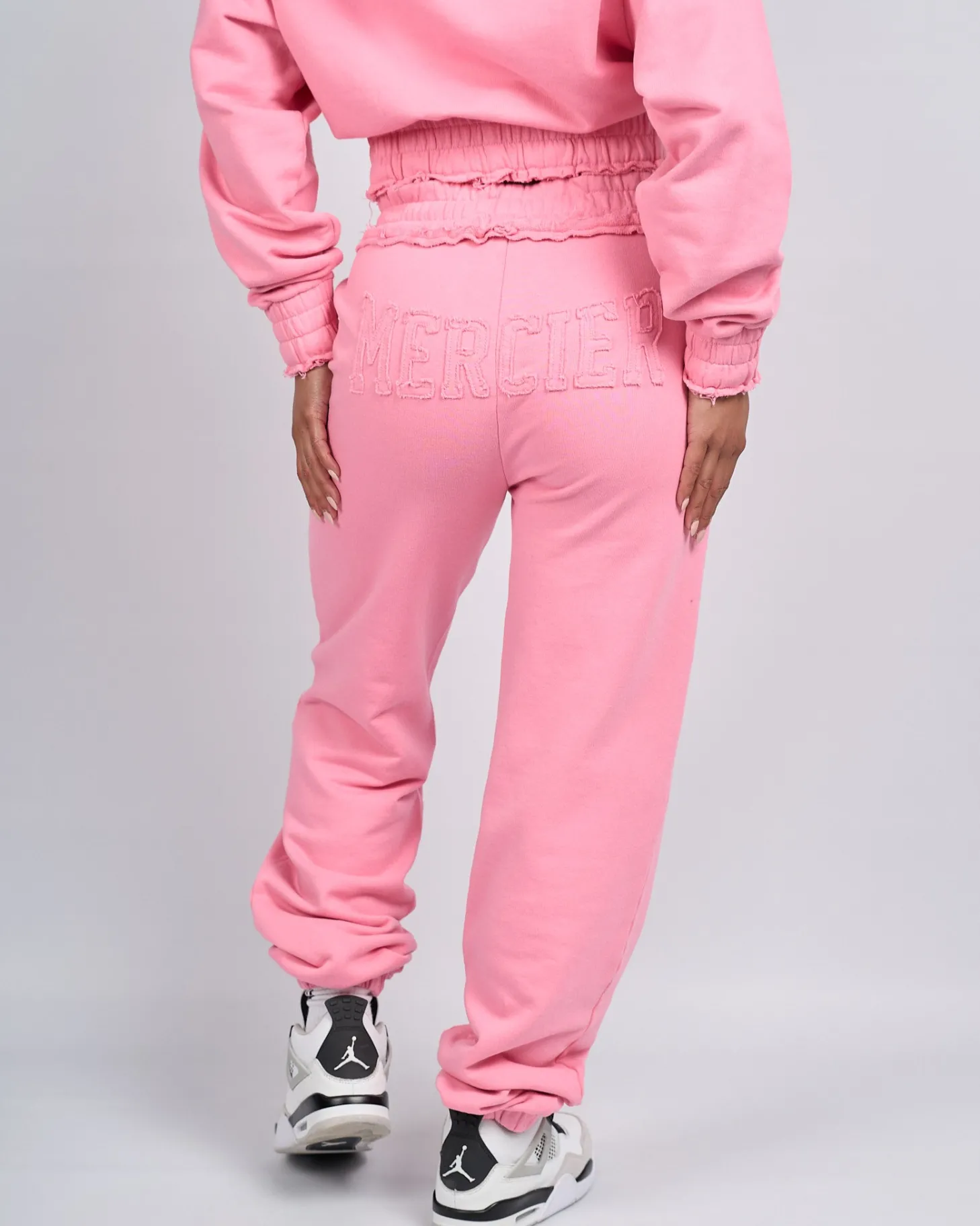 Women Mercier Womens Joggers/leggings | Womens Tracksuits*Women's Pink Distressed Joggers