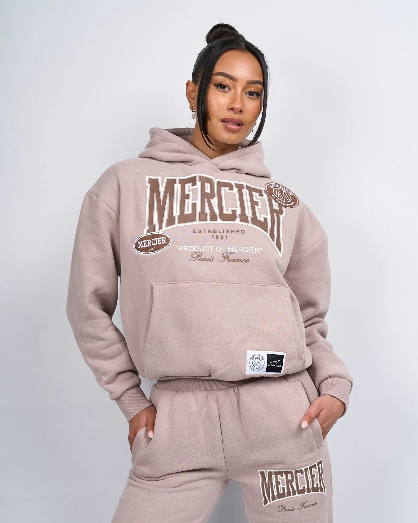 Women Mercier Womens Hoodies | Womens Tracksuits*Womens Silver Cloud Kansas Hoodie