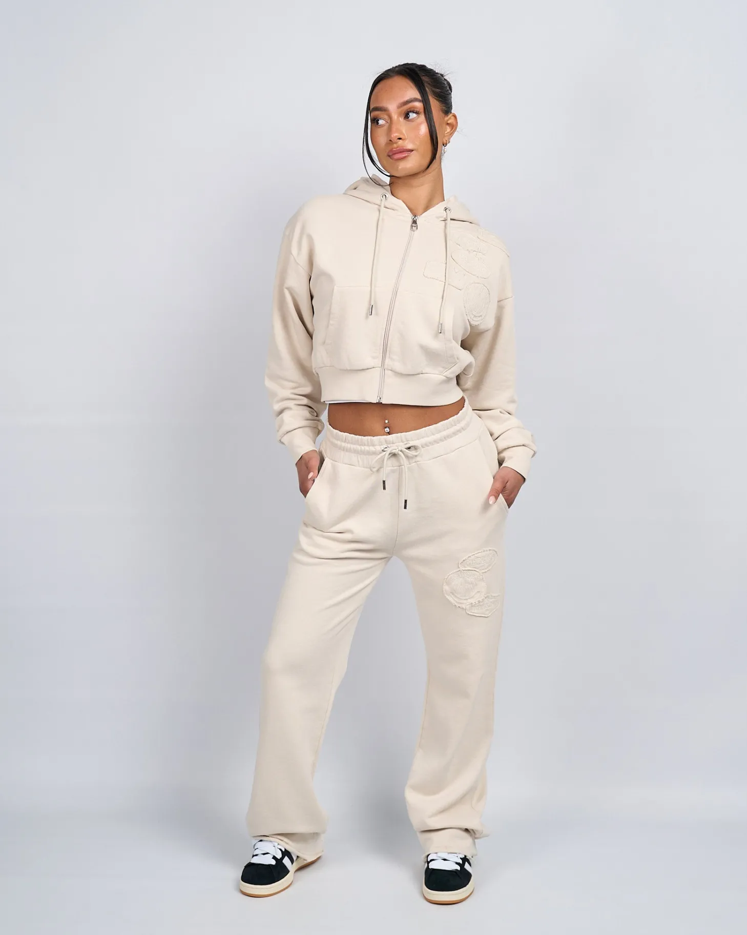 Women Mercier Womens Joggers/leggings | Womens Tracksuits*Womens Stone OG Badge Raw Joggers