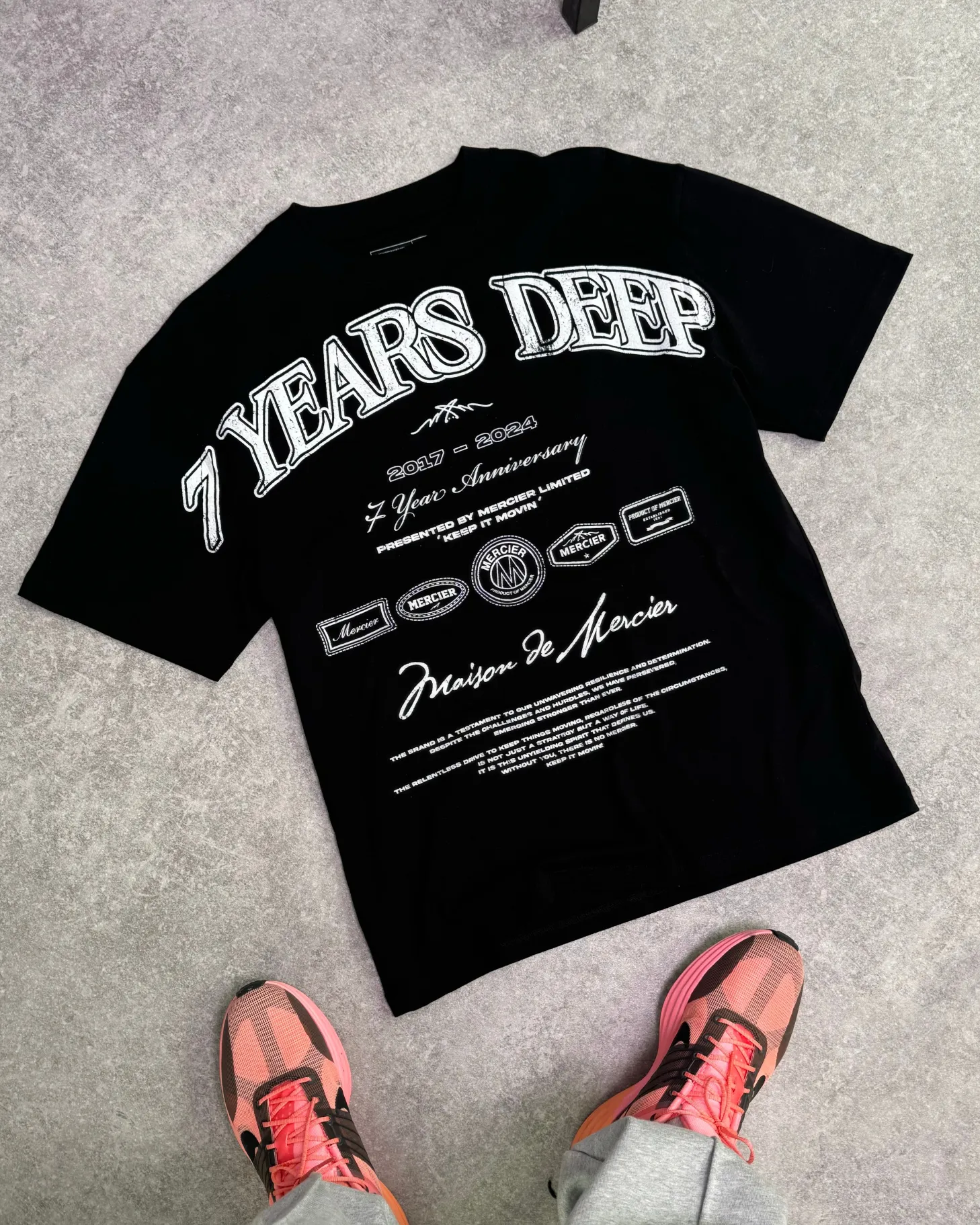 Women Mercier T-shirts | Womens Tops*7 Years Deep Anniversary Tshirt